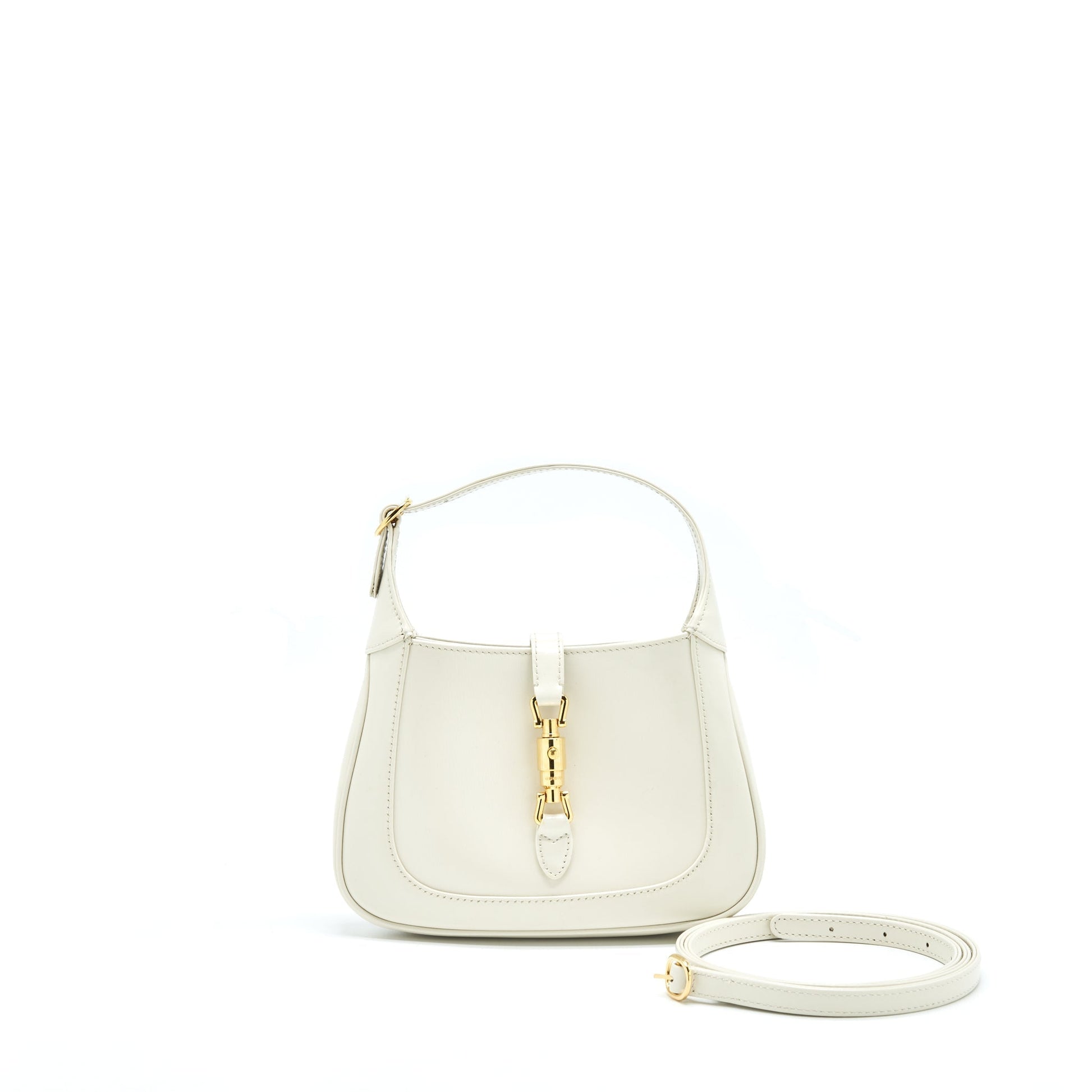 Gucci Jackie Hobo Bag White Mini Travel Bag