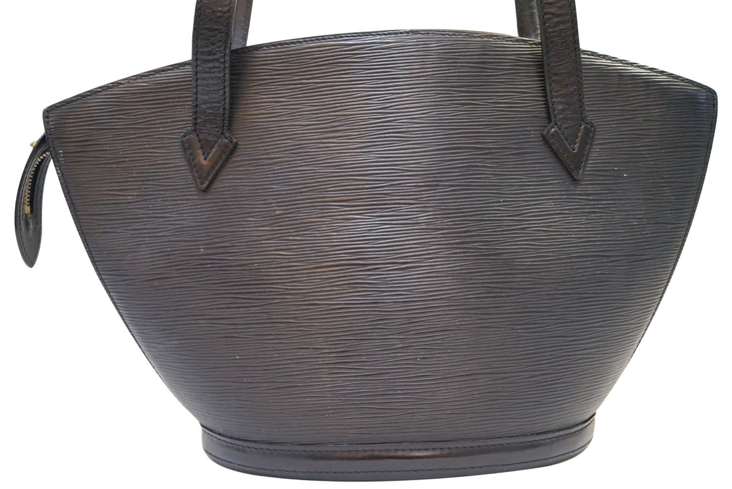 Louis Epi Saint Jacques Shoulder Bag Leather Black