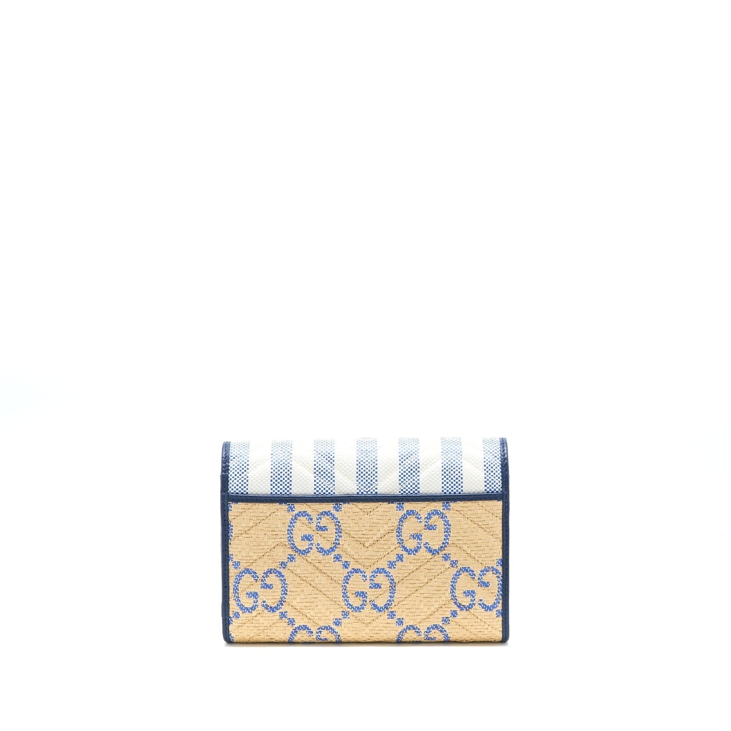 Gucci Marmont Flap Bag Multicolour Brushed Raffia Matelasse Travel Bag