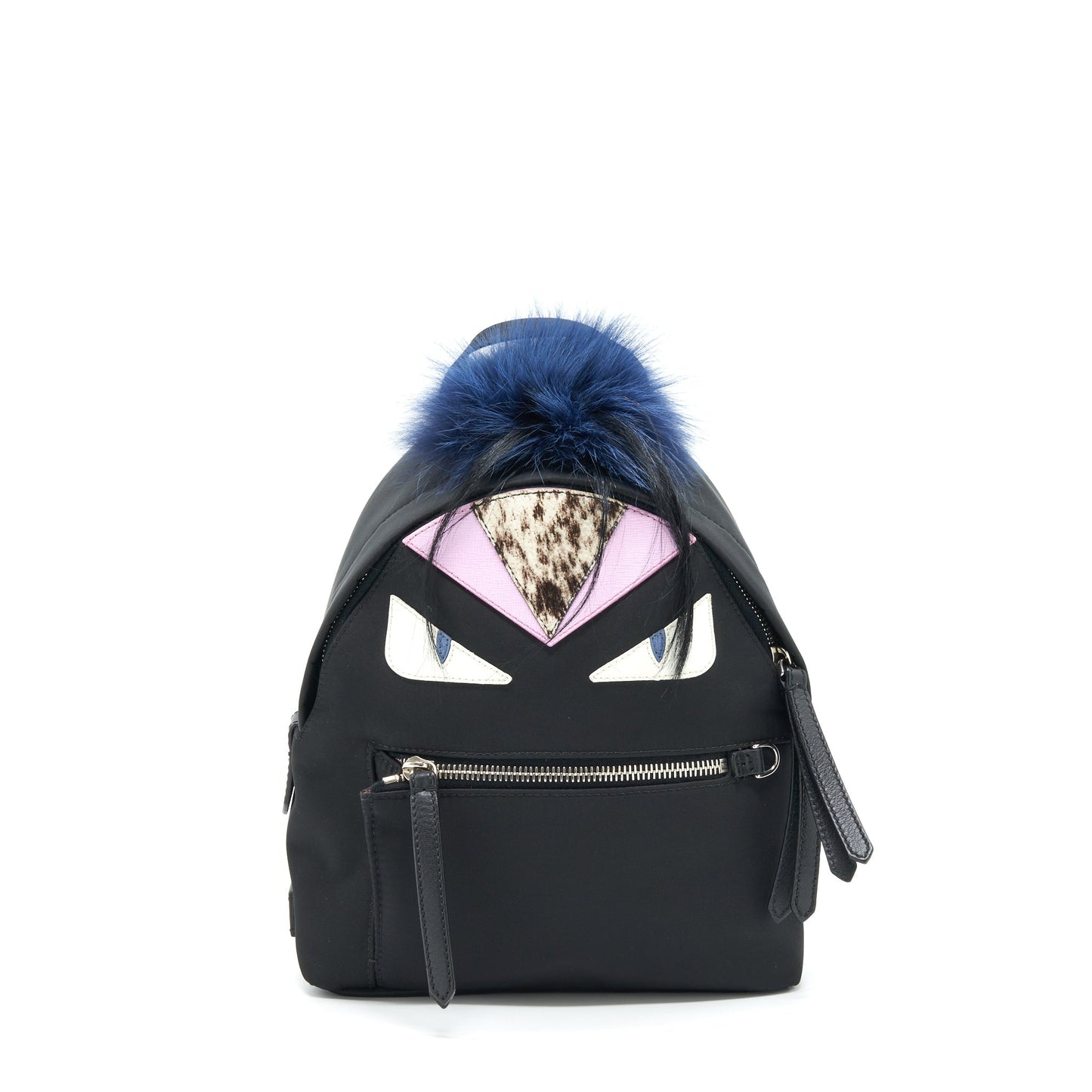 Fendi Monster Backpack Multicolour Black Mini