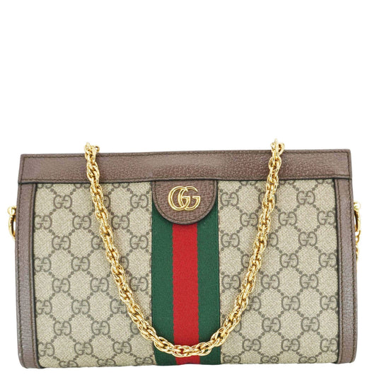 Gucci Ophidia Supreme Shoulder Bag Canvas Beige 6