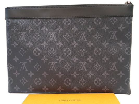 Louis Vuitton Eclipse Pochette Apollo Cluth Bag Monogram Clutch Bag