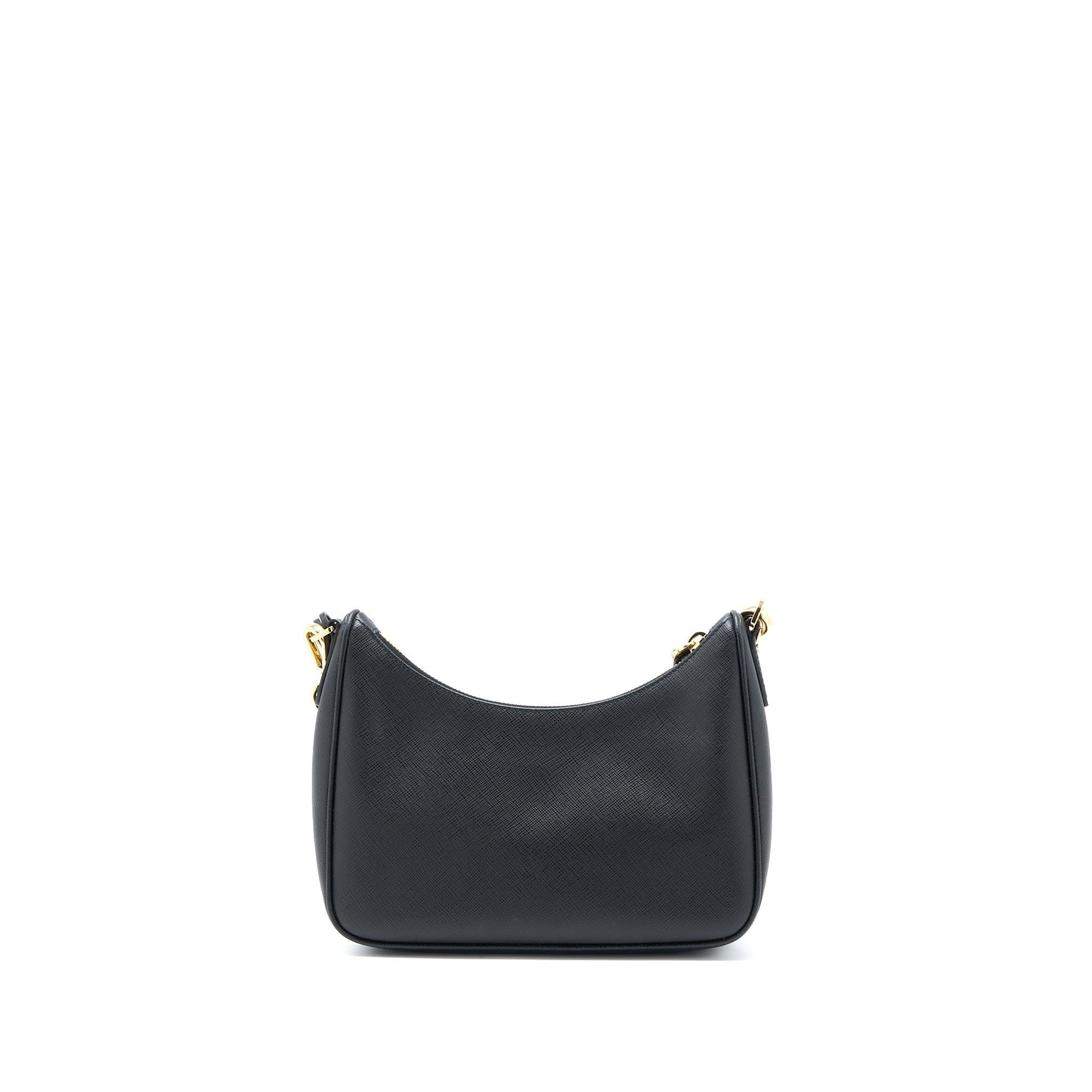 Prada Re Edition Saffiano Handbag Black Travel Bag