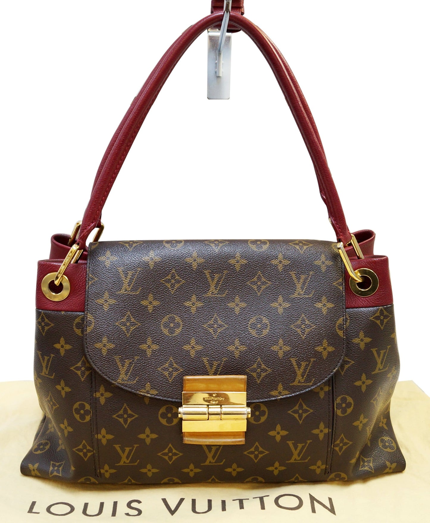 Louis Aurore Olympe Shoulder Bag Canvas Monogram