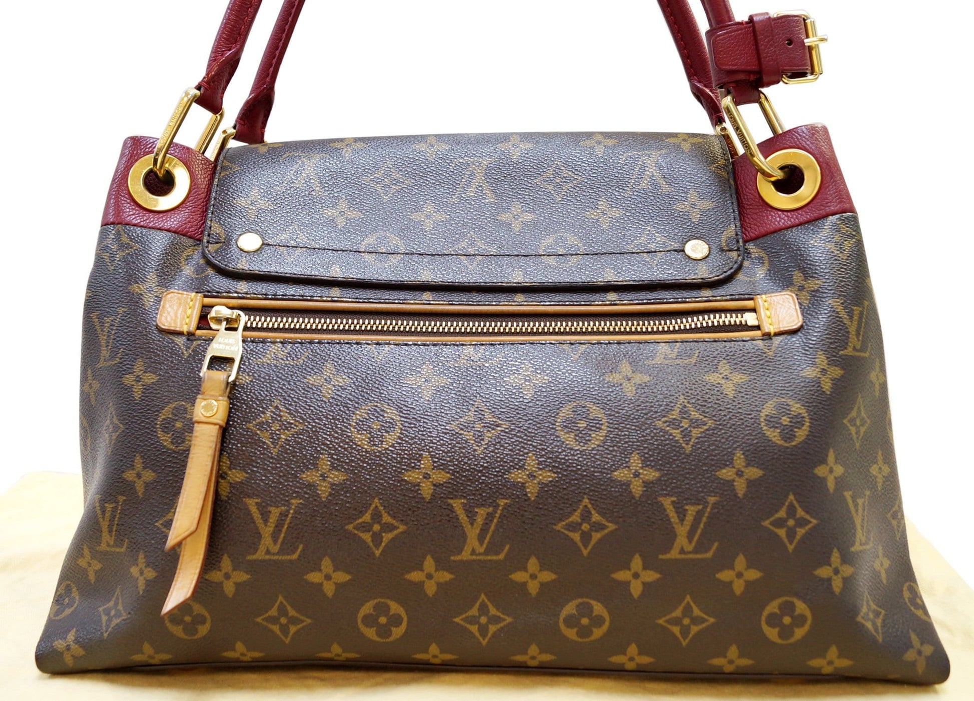 Louis Aurore Olympe Shoulder Bag Canvas Monogram