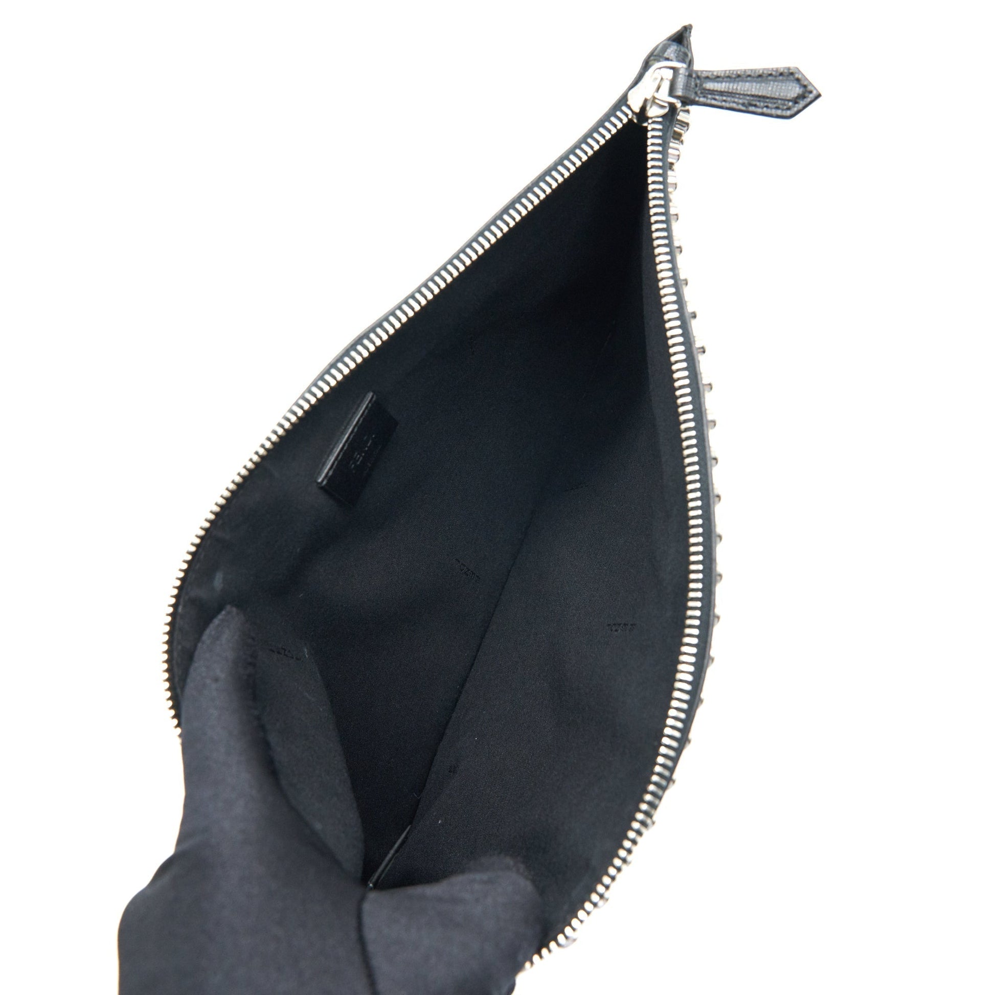 Fendi Studded Unisex Monster Clutch Clutch Bag