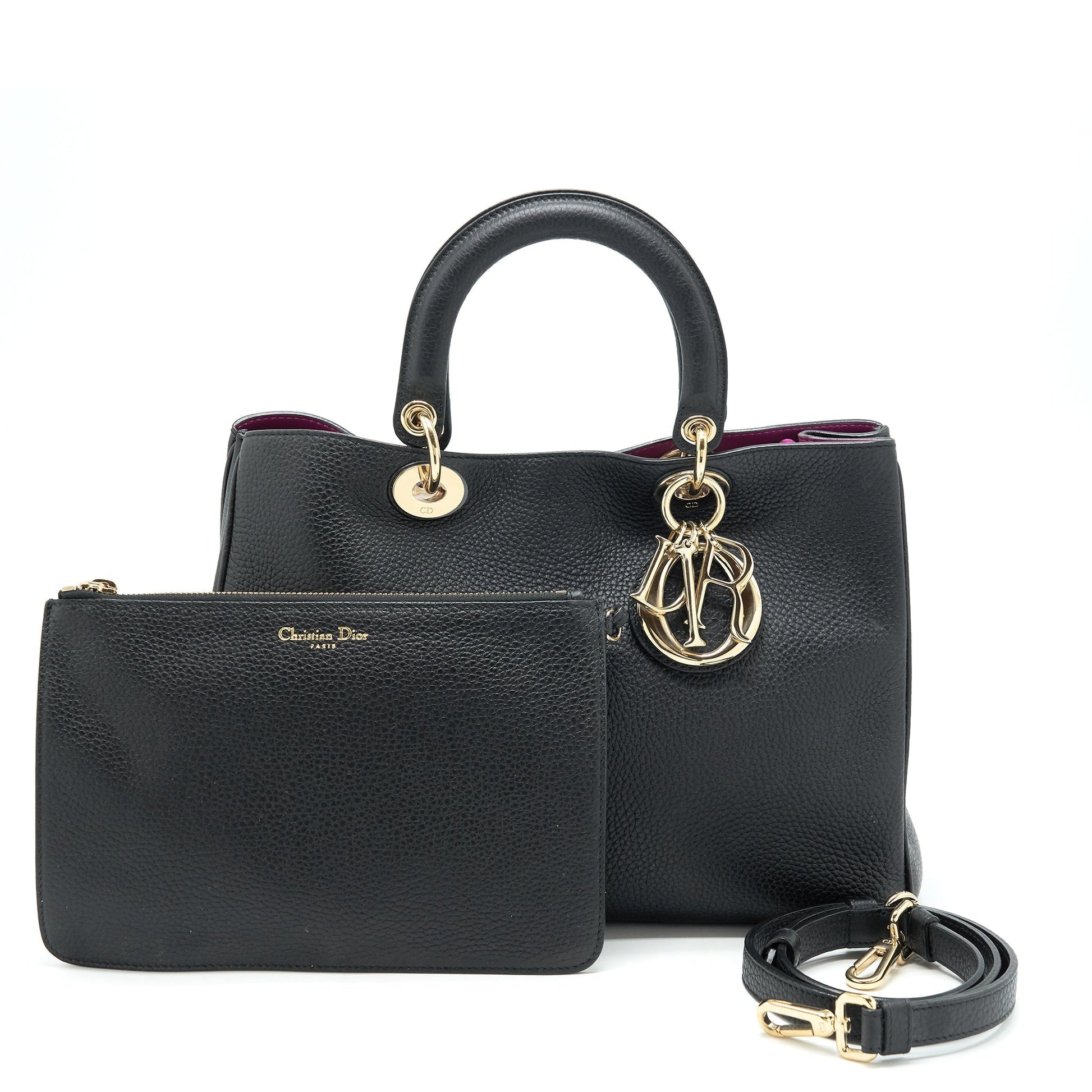 Dior issimo Tote Purse Handbag Black Tote Bag