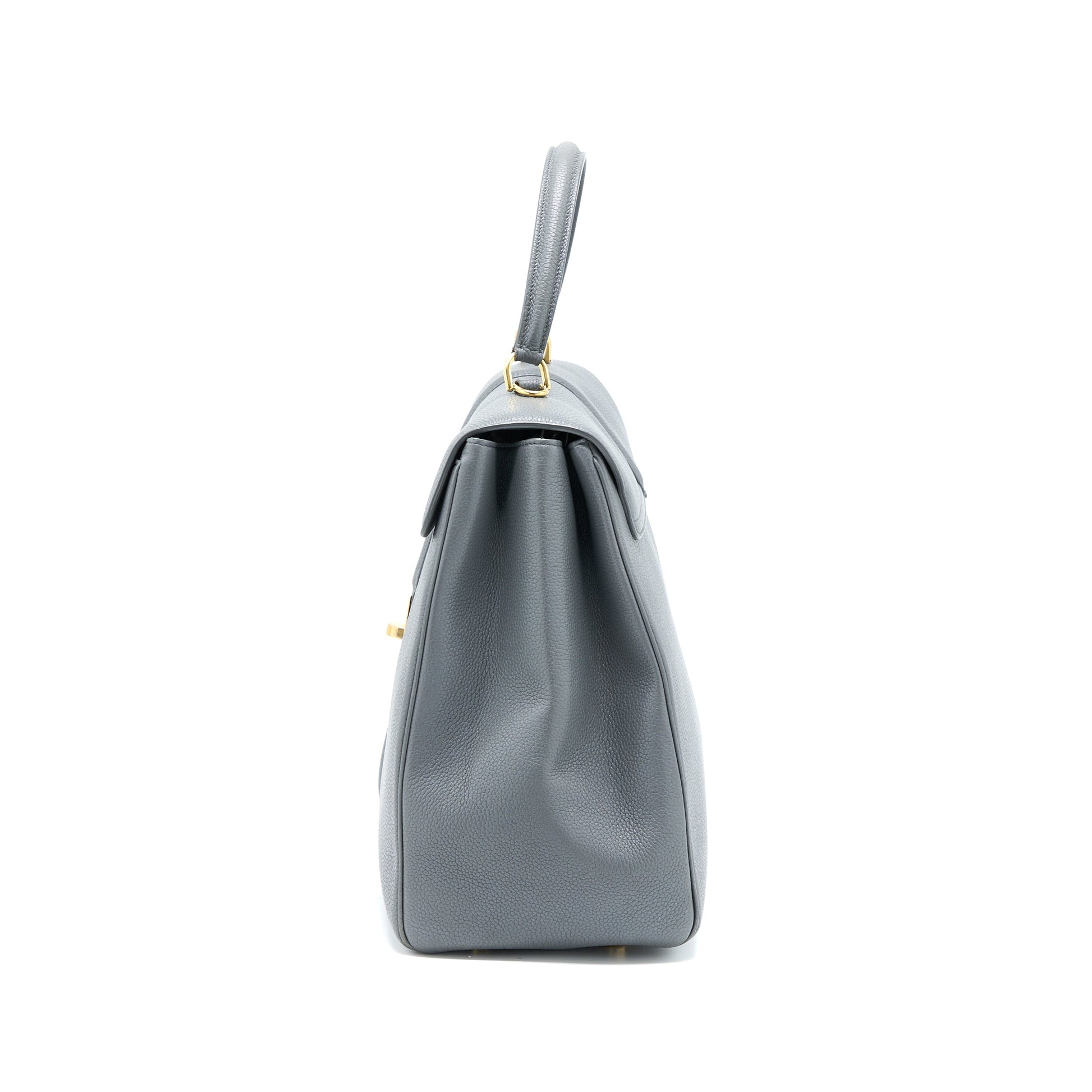 Celine Purse Grained Calfskin Grey Handbag Travel Bag