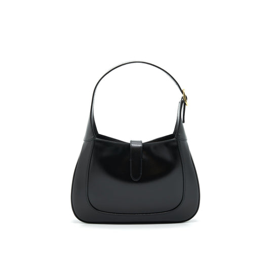 Gucci Jackie In Handbag Leather Black Travel Bag