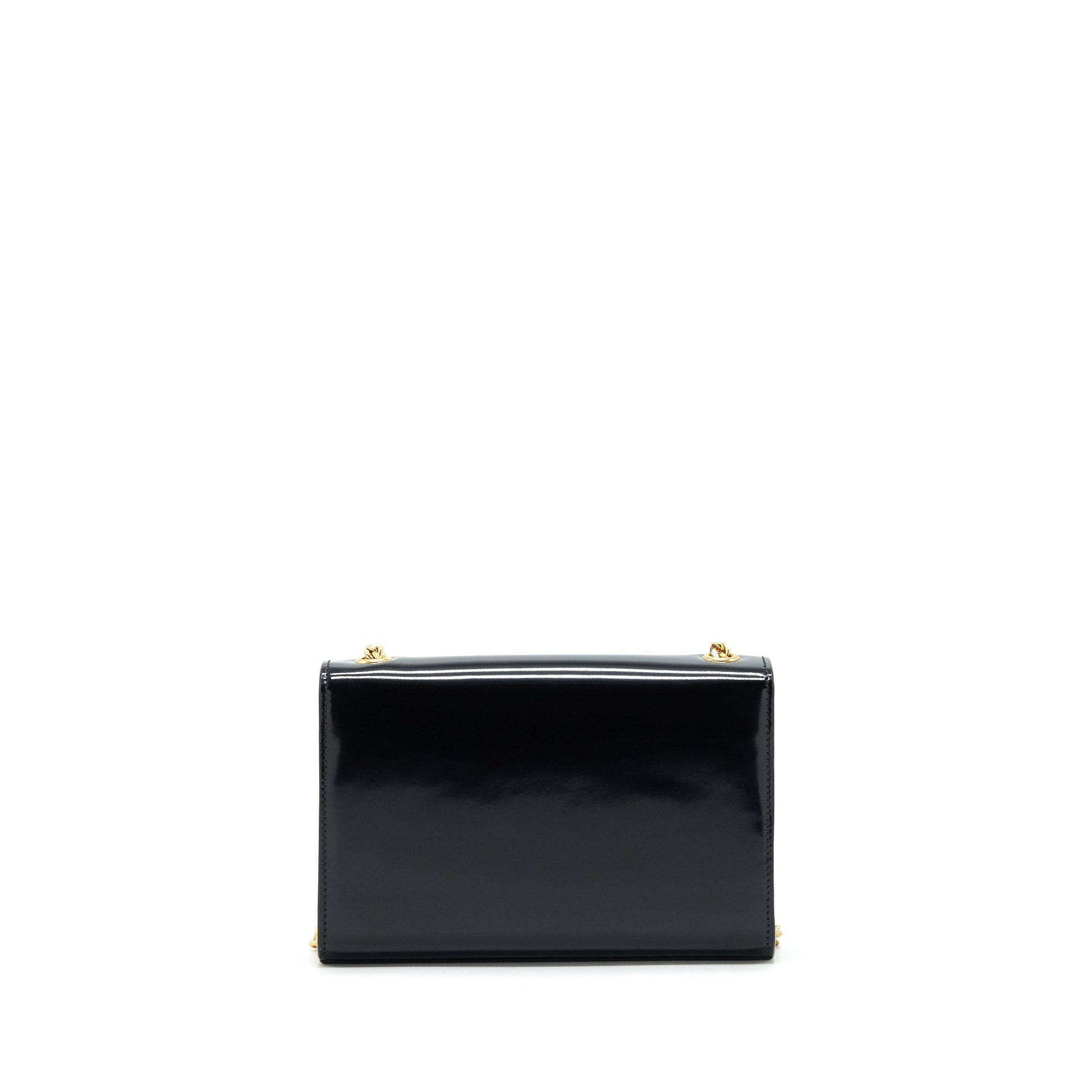 YSL Saint Laurent Saint Laurent Kate Purse Patent Travel Bag Black Flap