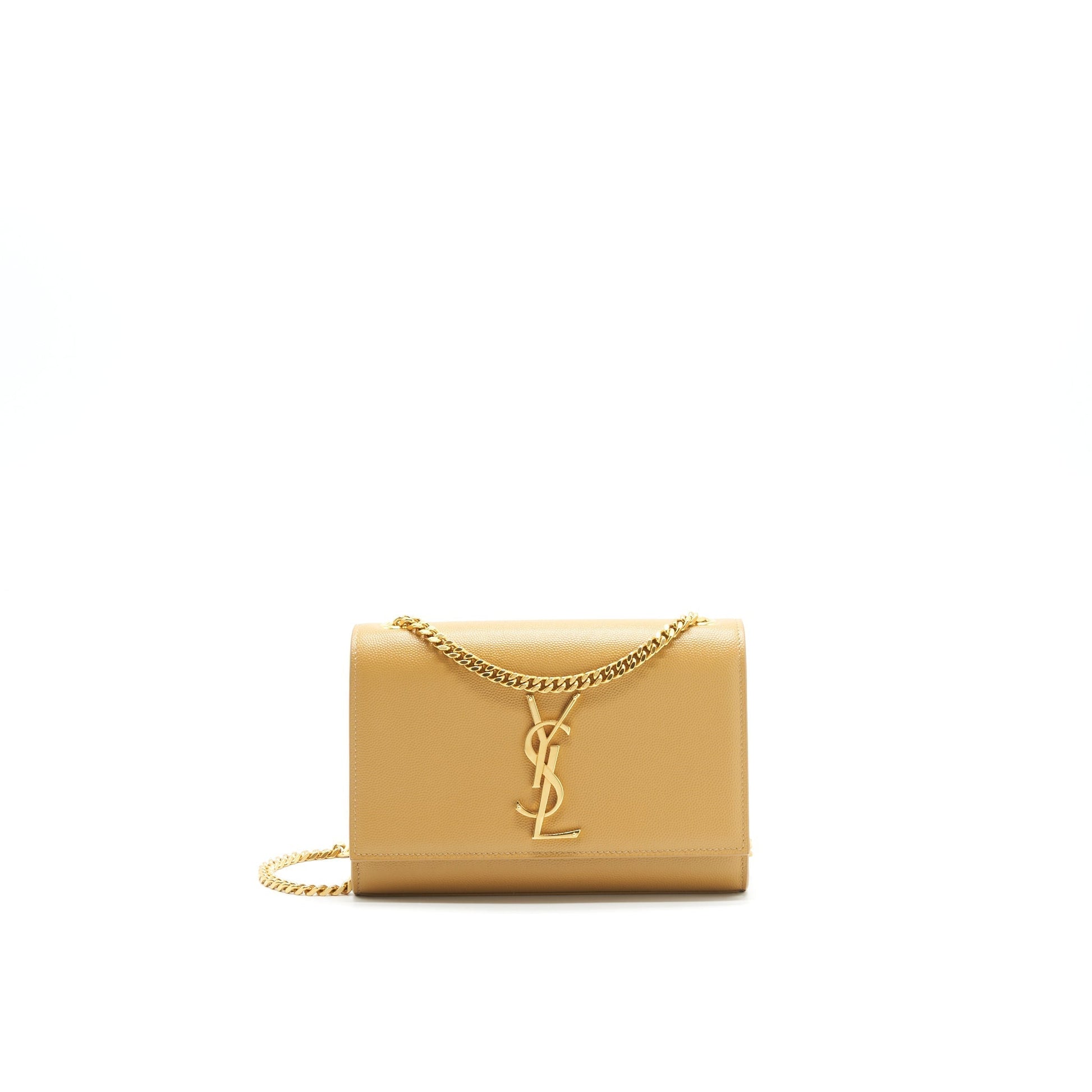 YSL Saint Laurent Saint Laurent Kate Crossbody Purse Beige Small Crossbody Bag
