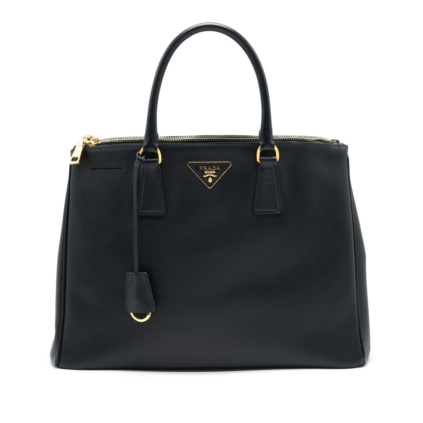 Prada Saffiano Tote Purse Handbag Black Large Tote Bag