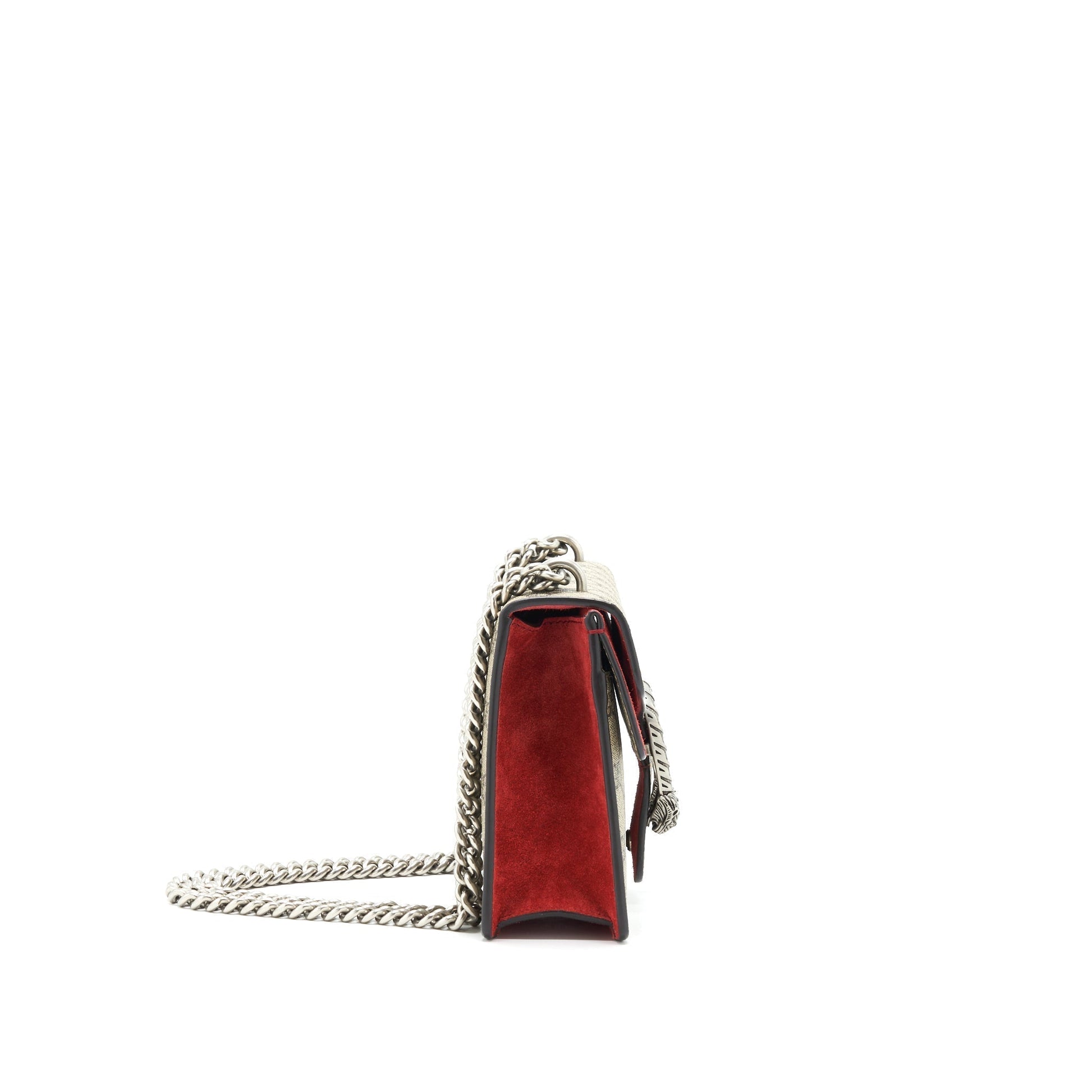 Gucci Dionysus Crossbody Bag Suede Red