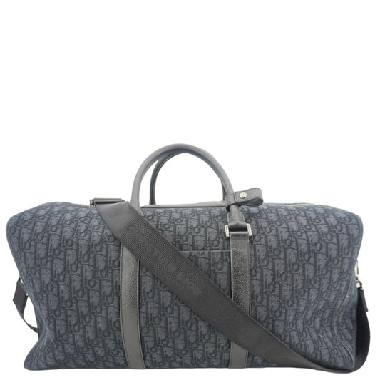 Dior issimo Duffle Bag Canvas Black Travel Bag