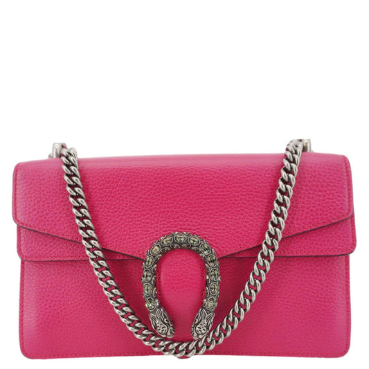 Gucci Dionysus Calfskin Crossbody Bag Leather Pink