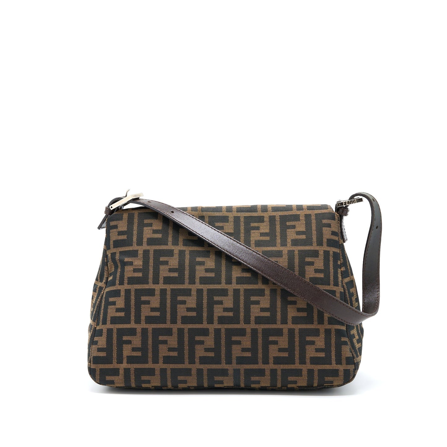 Fendi Baguette Purse Jacquard Fabric Shoulder Bag