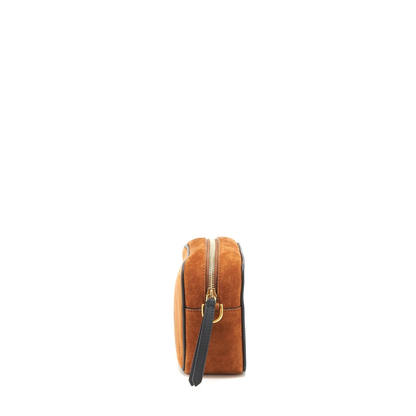 Fendi Camera Crossbody Purse Leather Suede Black Crossbody Bag