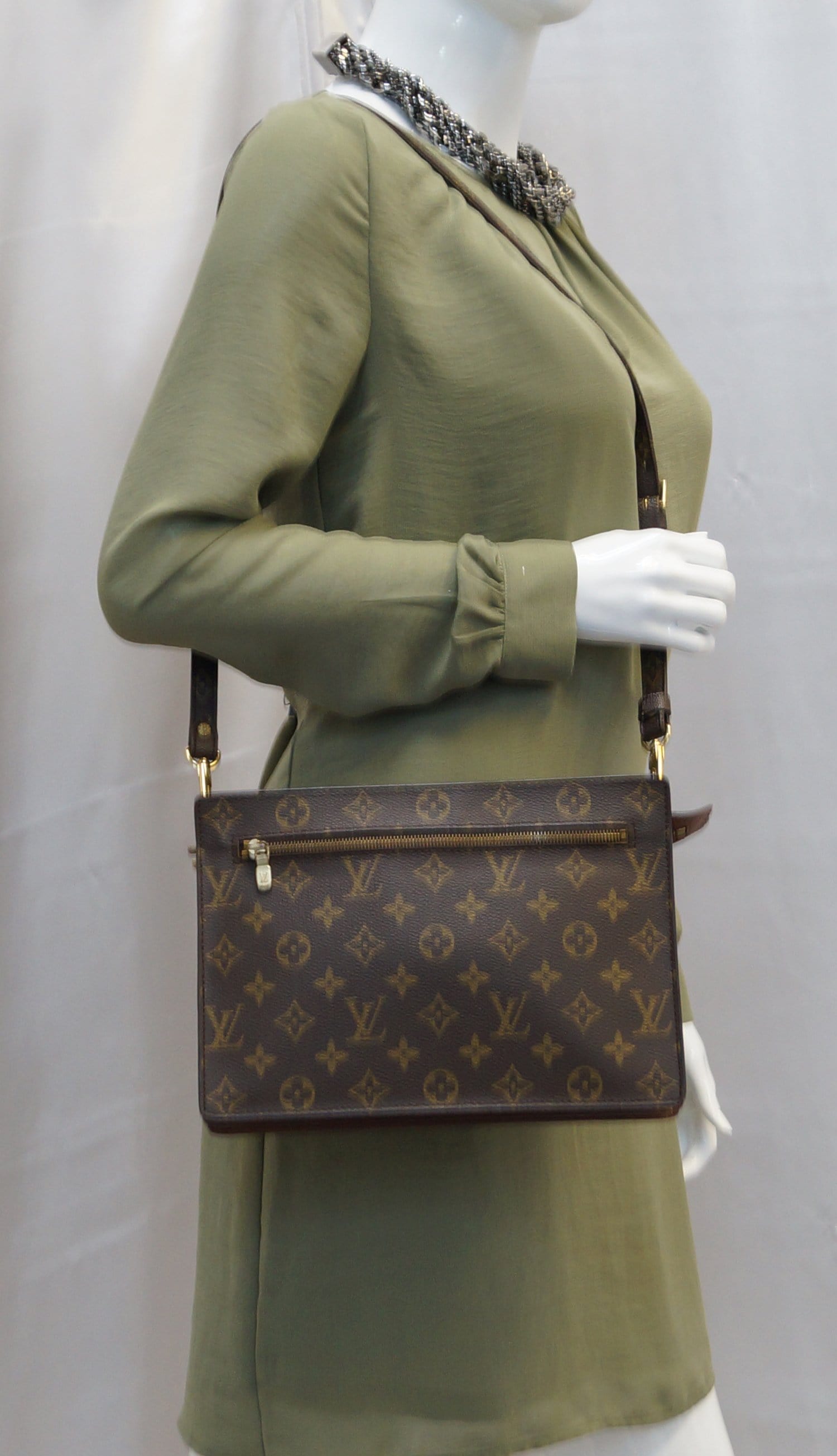 Louis Enghien Shoulder Bag Canvas Monogram