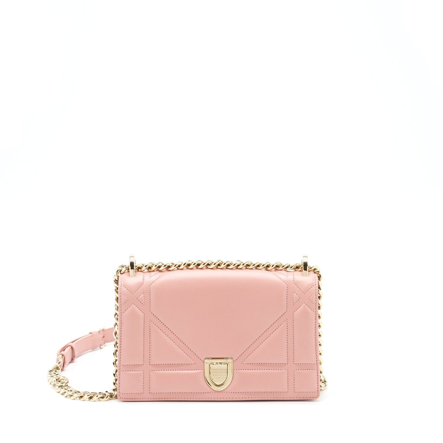 Dior ama Purse Lambskin Handbag Pink Small Travel Bag