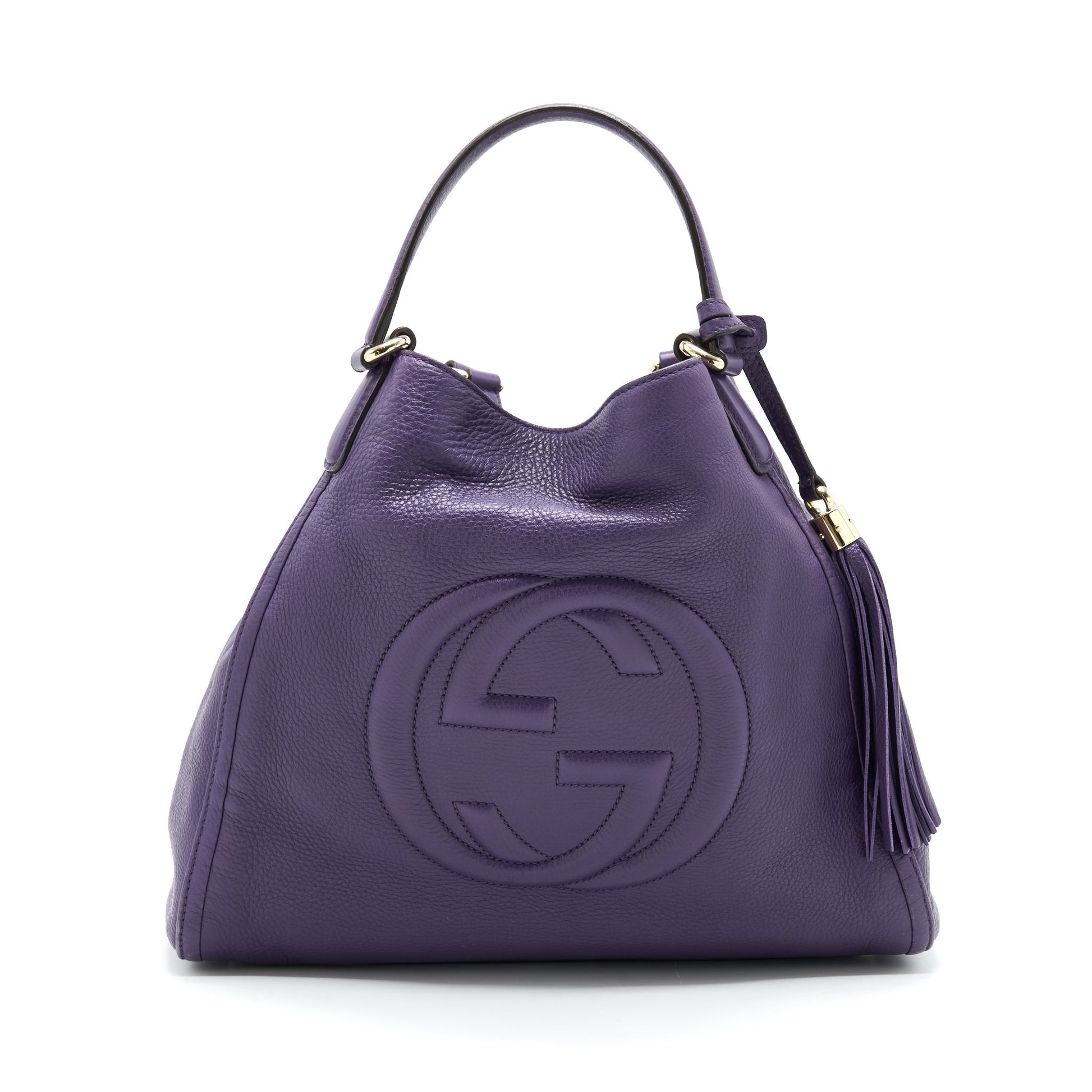 Gucci Purple Tote Bag Shoulder Bag