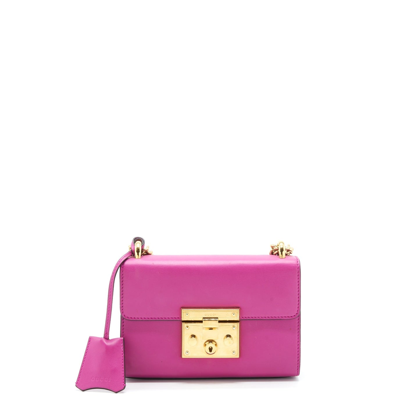 Gucci Padlock Handbag Pink Small Travel Bag