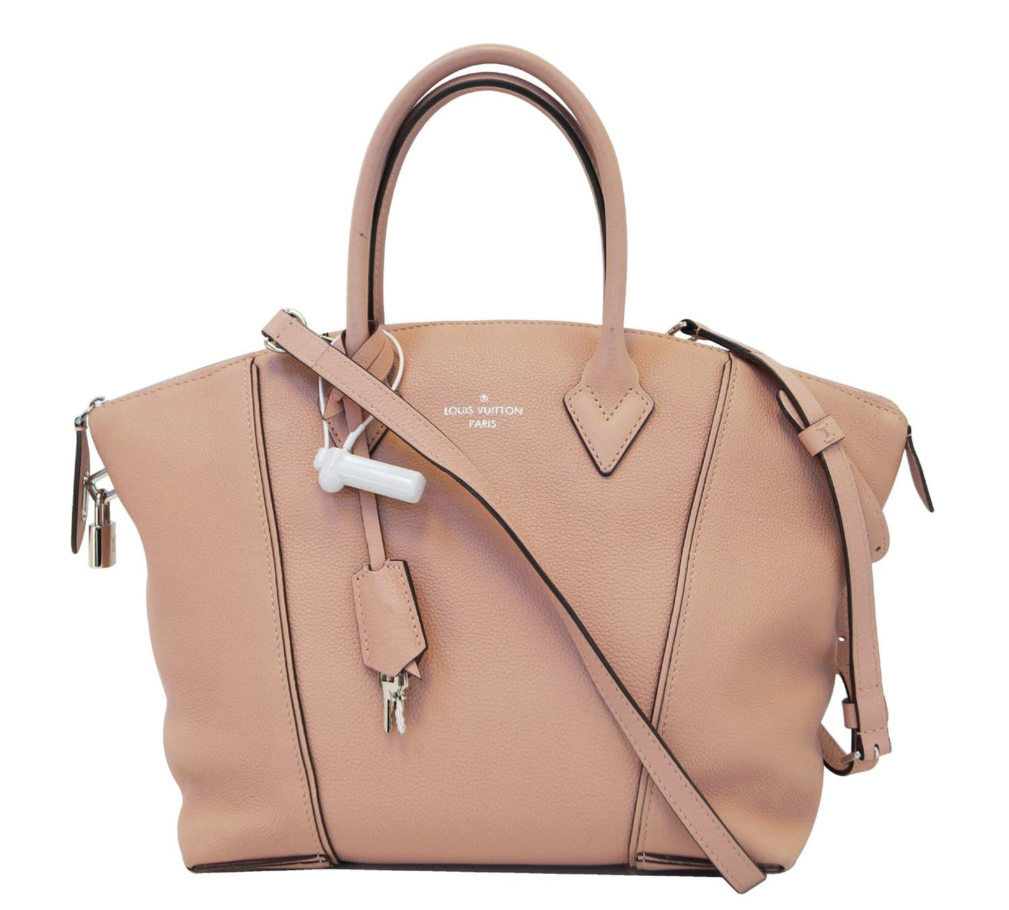 Louis Magnolia Veau Cachemire Soft Lockit Pm Leather Travel Bag