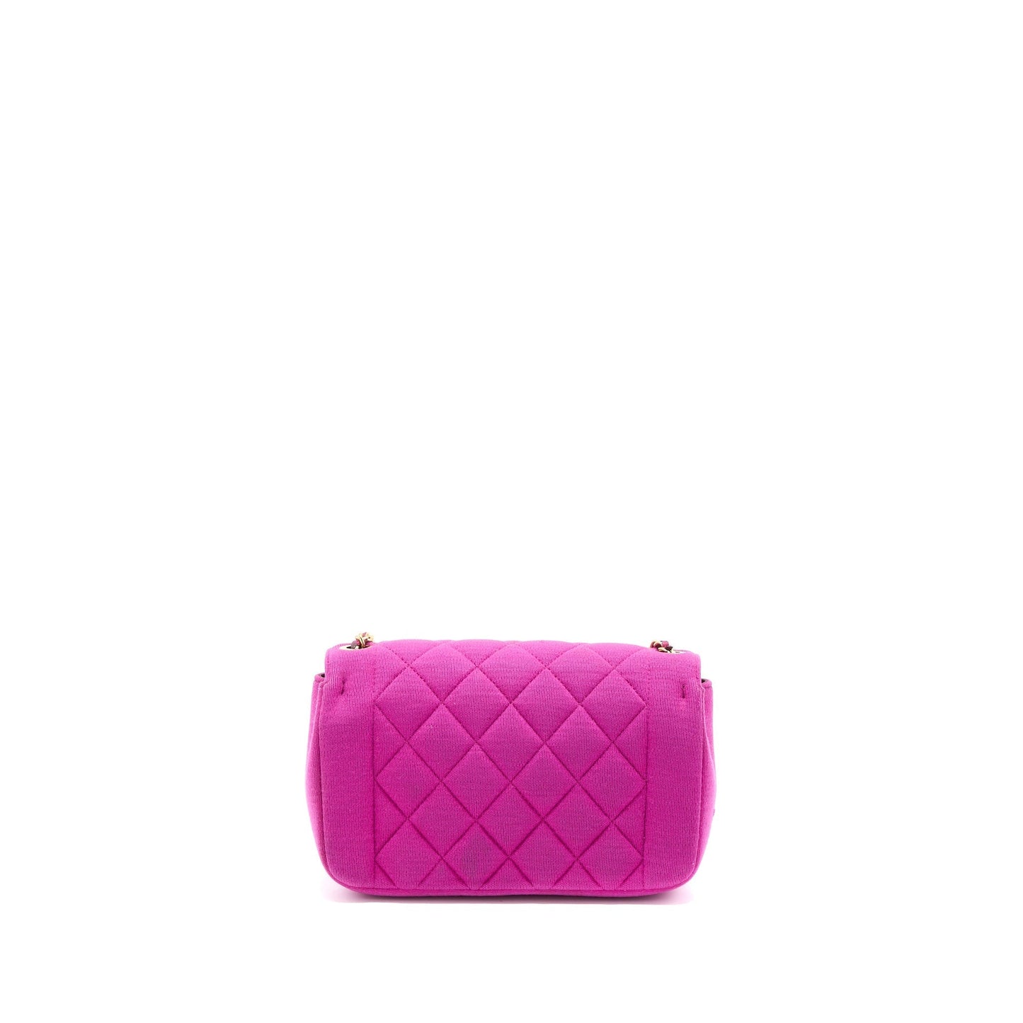 Chanel Seasonal Flap Fabric LGHW Pink Shoulder Bag
