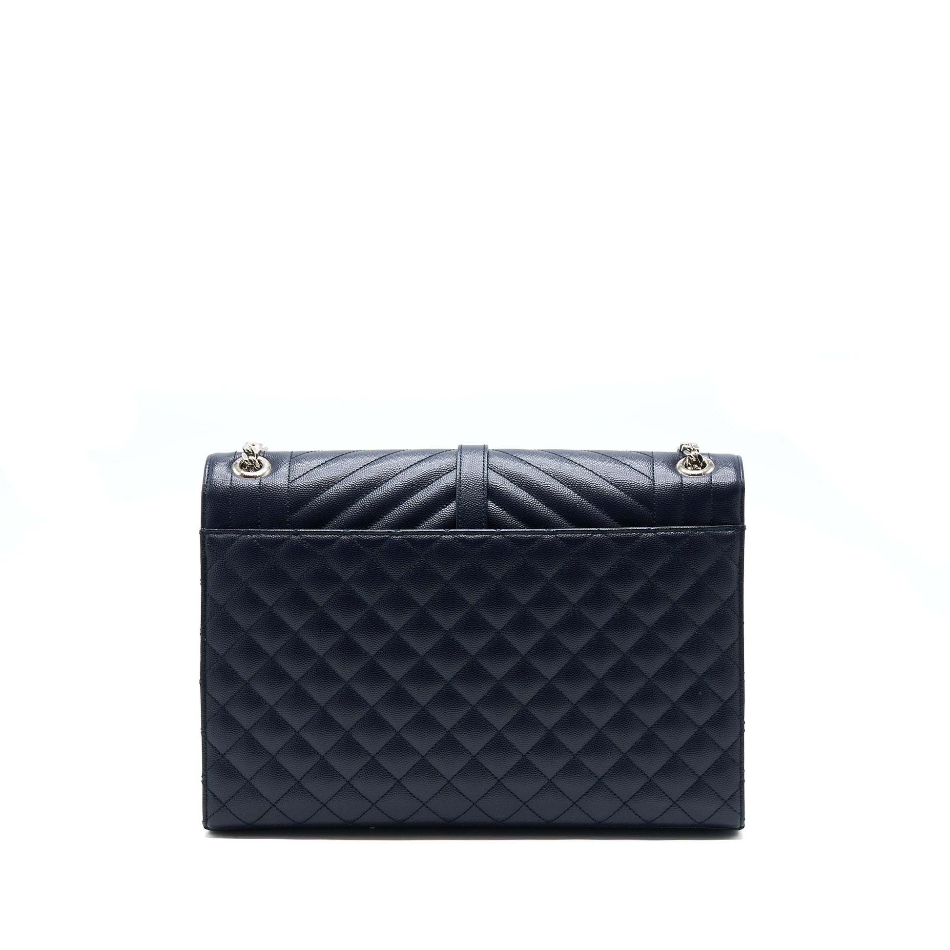 YSL Saint Laurent Saint Laurent Envelop Purse Calfskin Navy Shoulder Mini Shoulder Bag