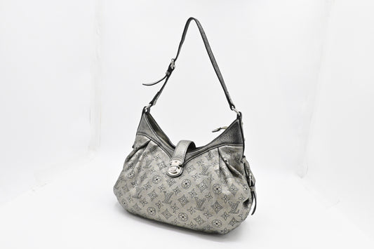 Louis Vuitton Mahina Leather Silver XS Handbag