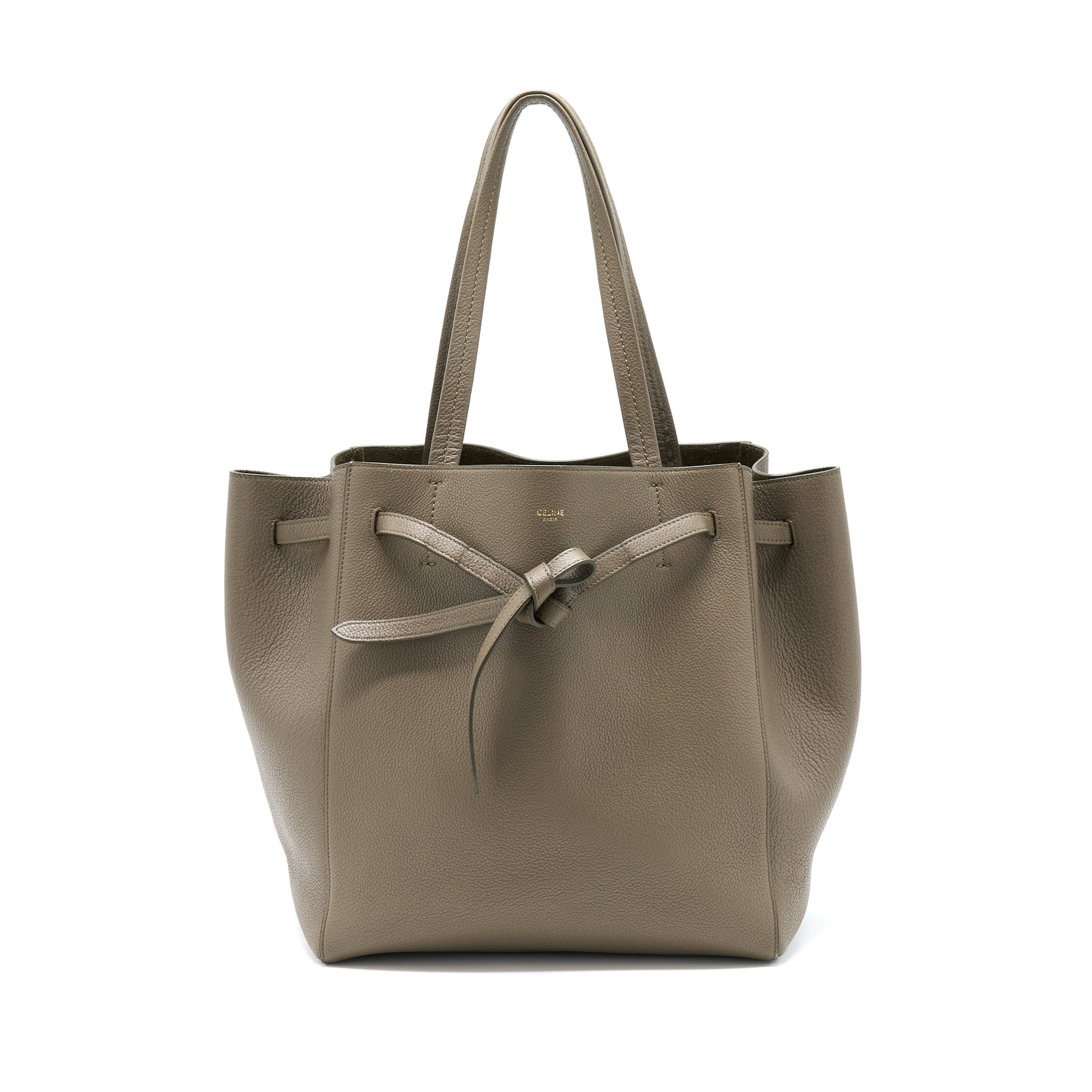 Celine Cabas Phantom Soft Grained Calfskin Grey Handbag Small Travel Bag