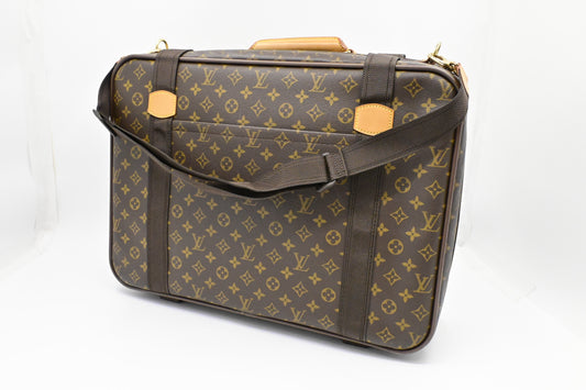Louis Vuitton Satellite 53 Suitcase Monogram Canvas Handbag
