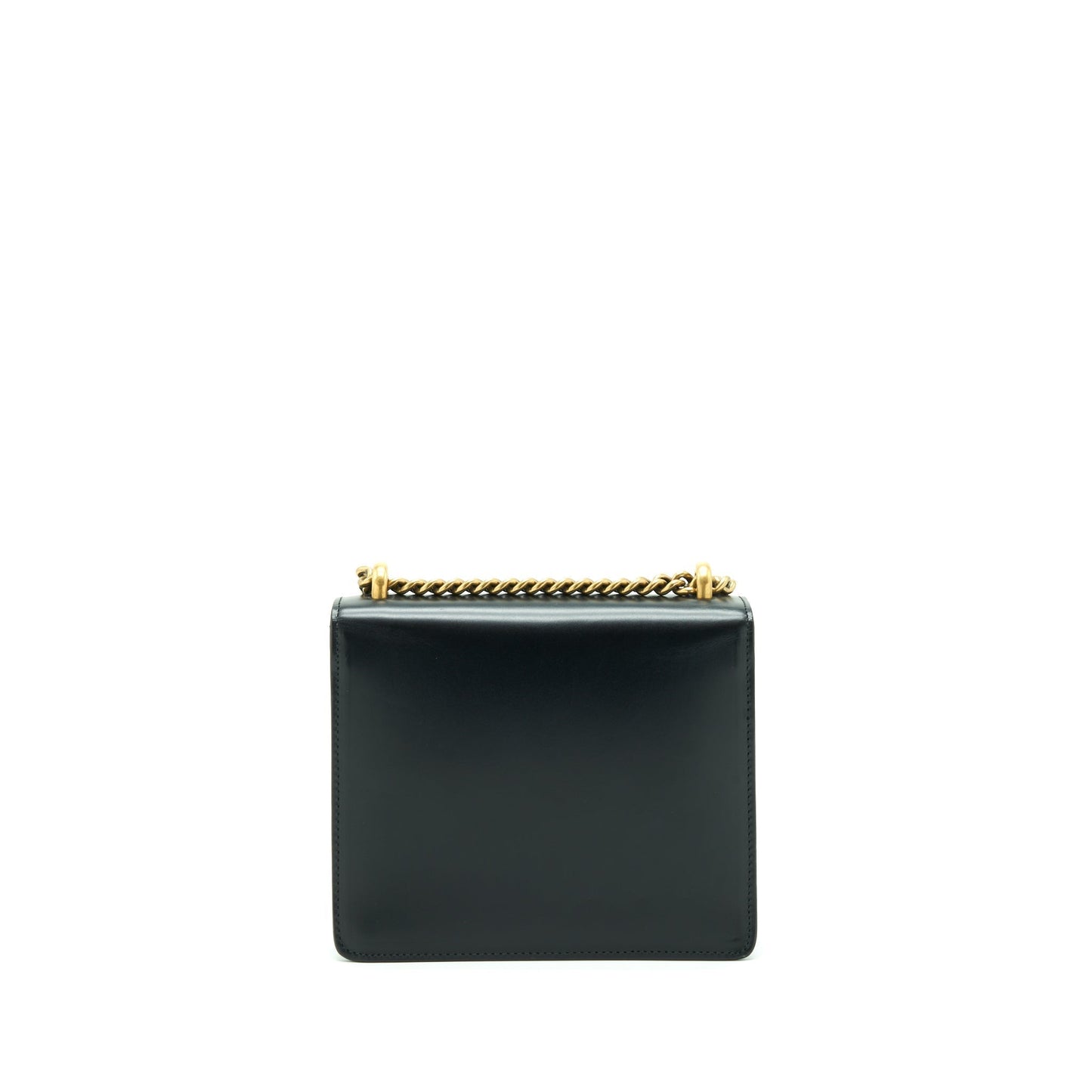 Gucci Bag Box Calfskin Black Flap Travel Bag