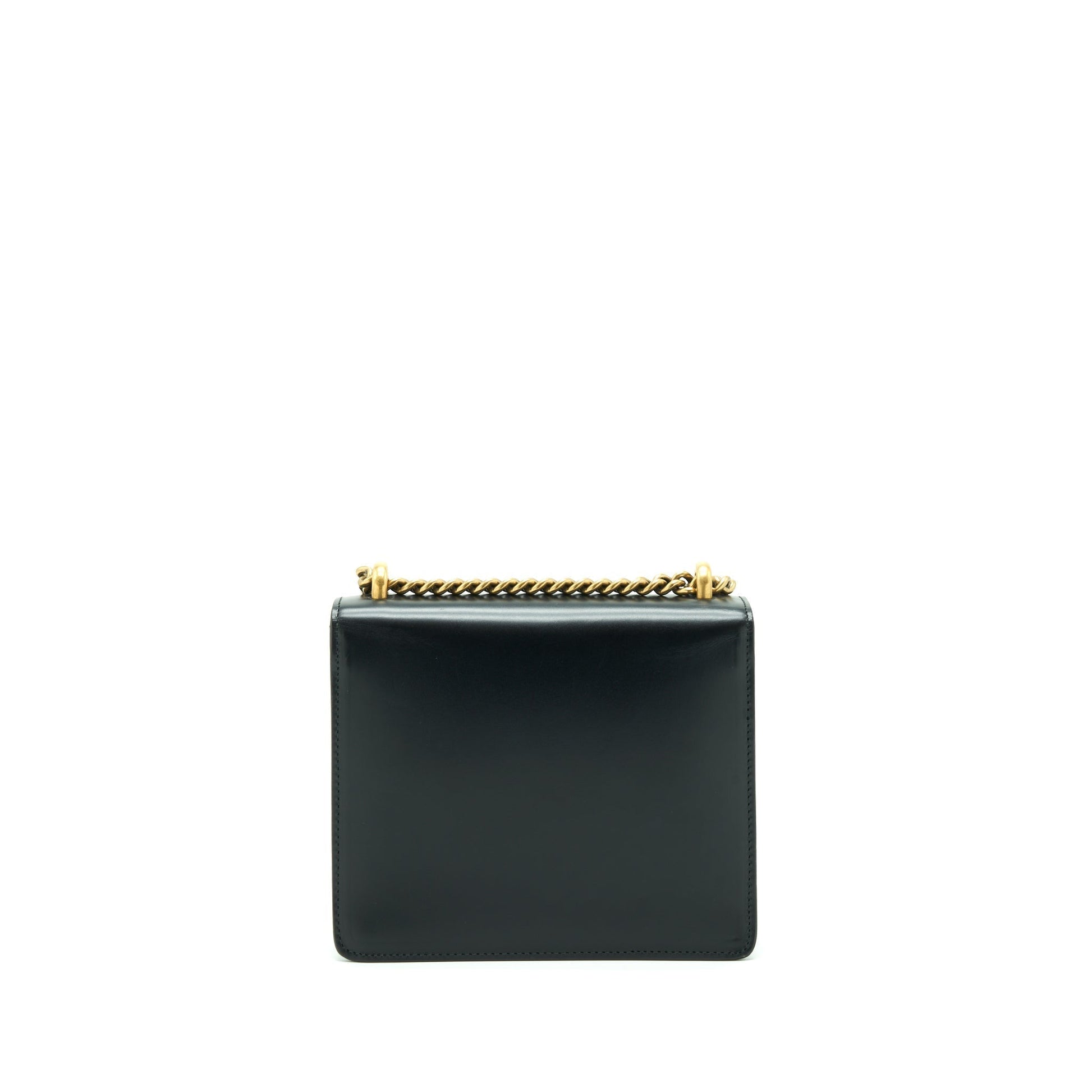 Gucci Bag Box Calfskin Black Flap Travel Bag
