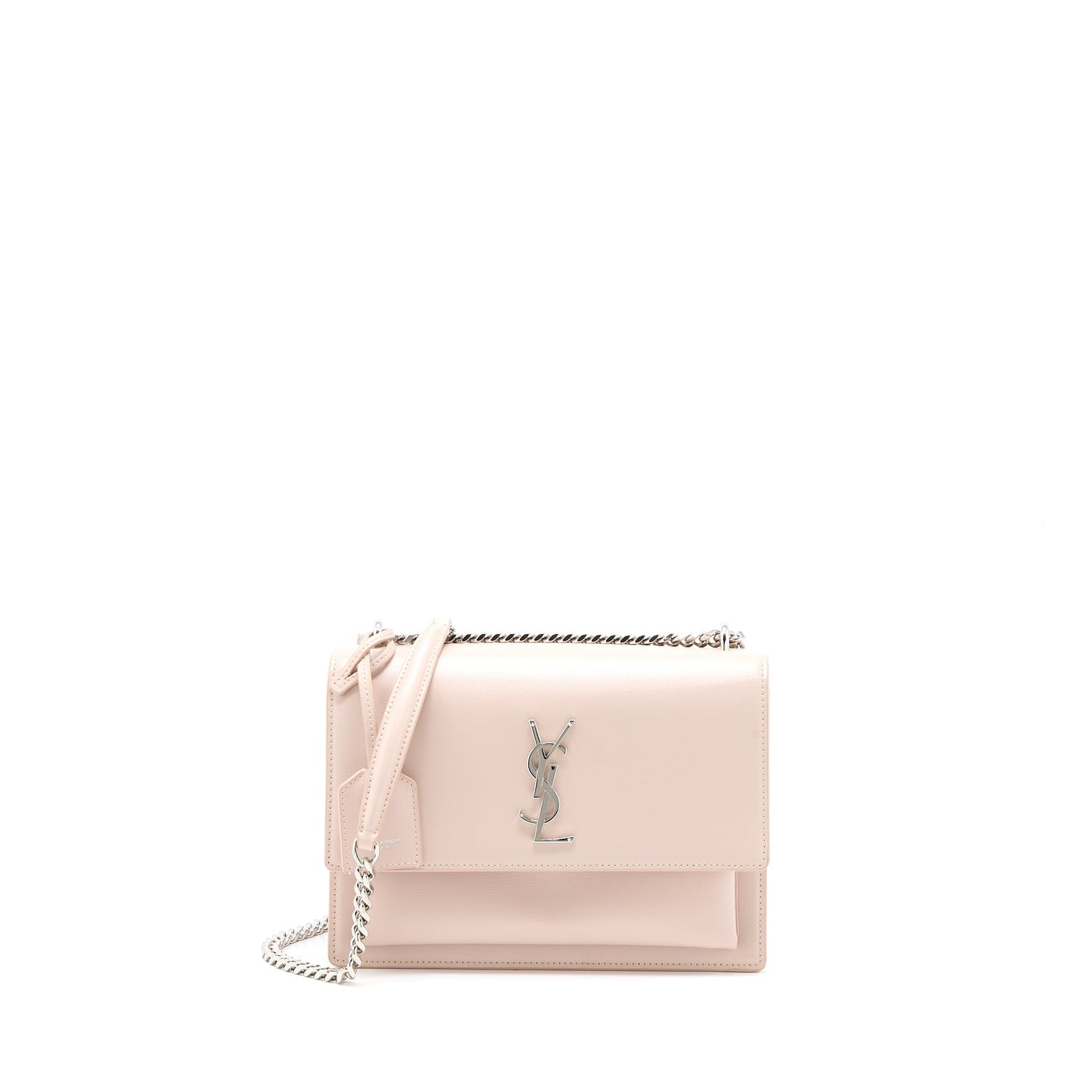 YSL Saint Laurent Saint Laurent Sunset Purse Calfskin Light Travel Pink Medium Travel Bag
