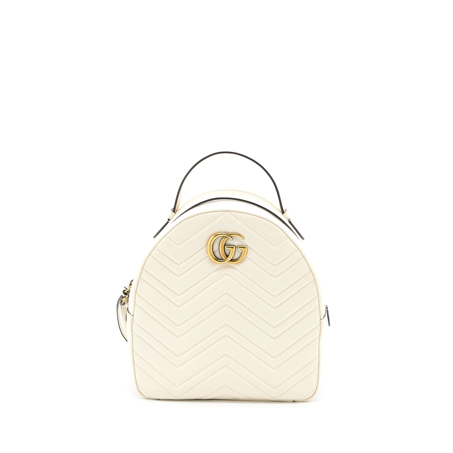 Gucci Marmont Backpack Calfskin White