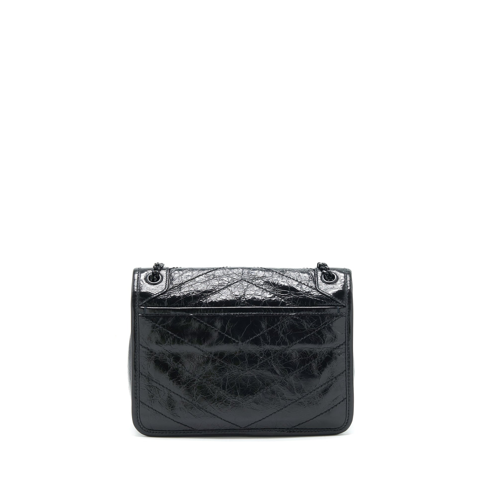 YSL Saint Laurent Niki Baby Purse With Hardware Travel Bag Black