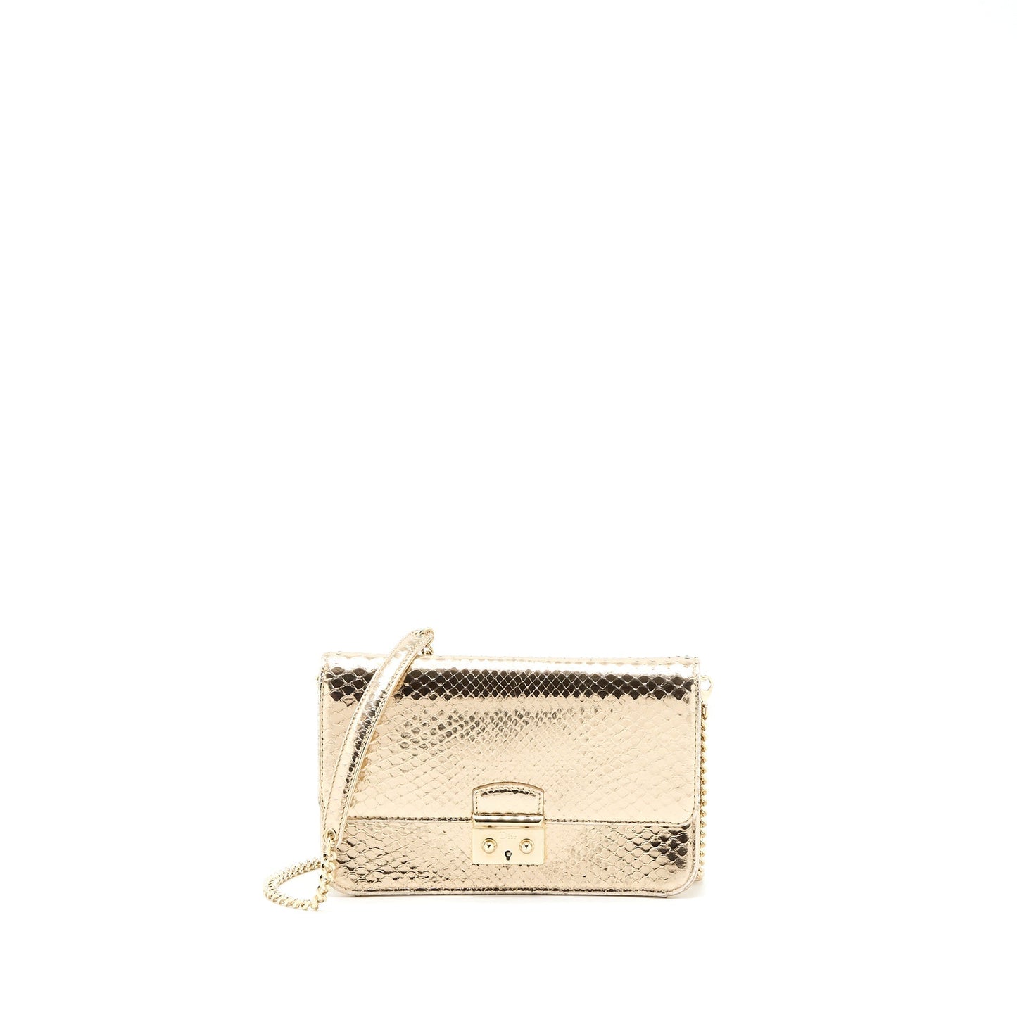 Dior Purse With Python Handbag Gold Chain Travel Bag