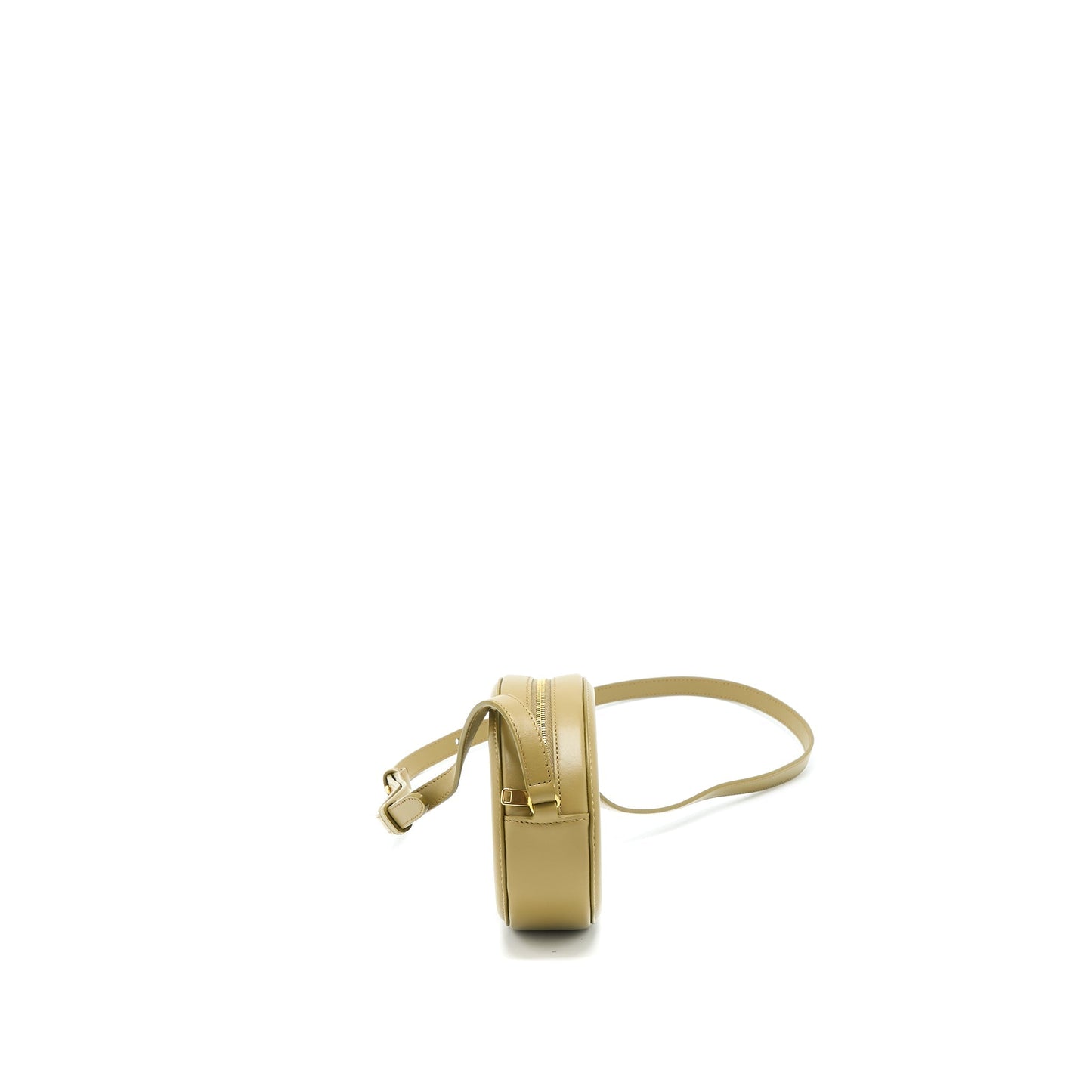 Celine Crossbody Oval Purse Calfskin Olive Handbag Crossbody Bag