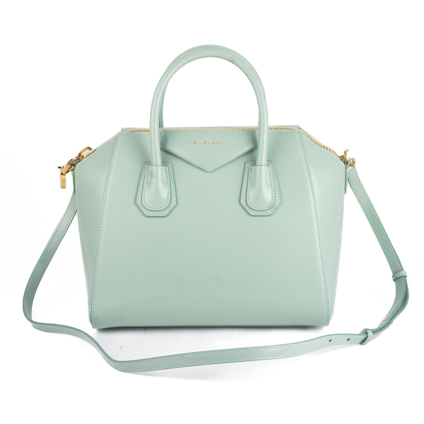 Prada Shopping Tote Purse Handbag Canvas Blue Tote Bag