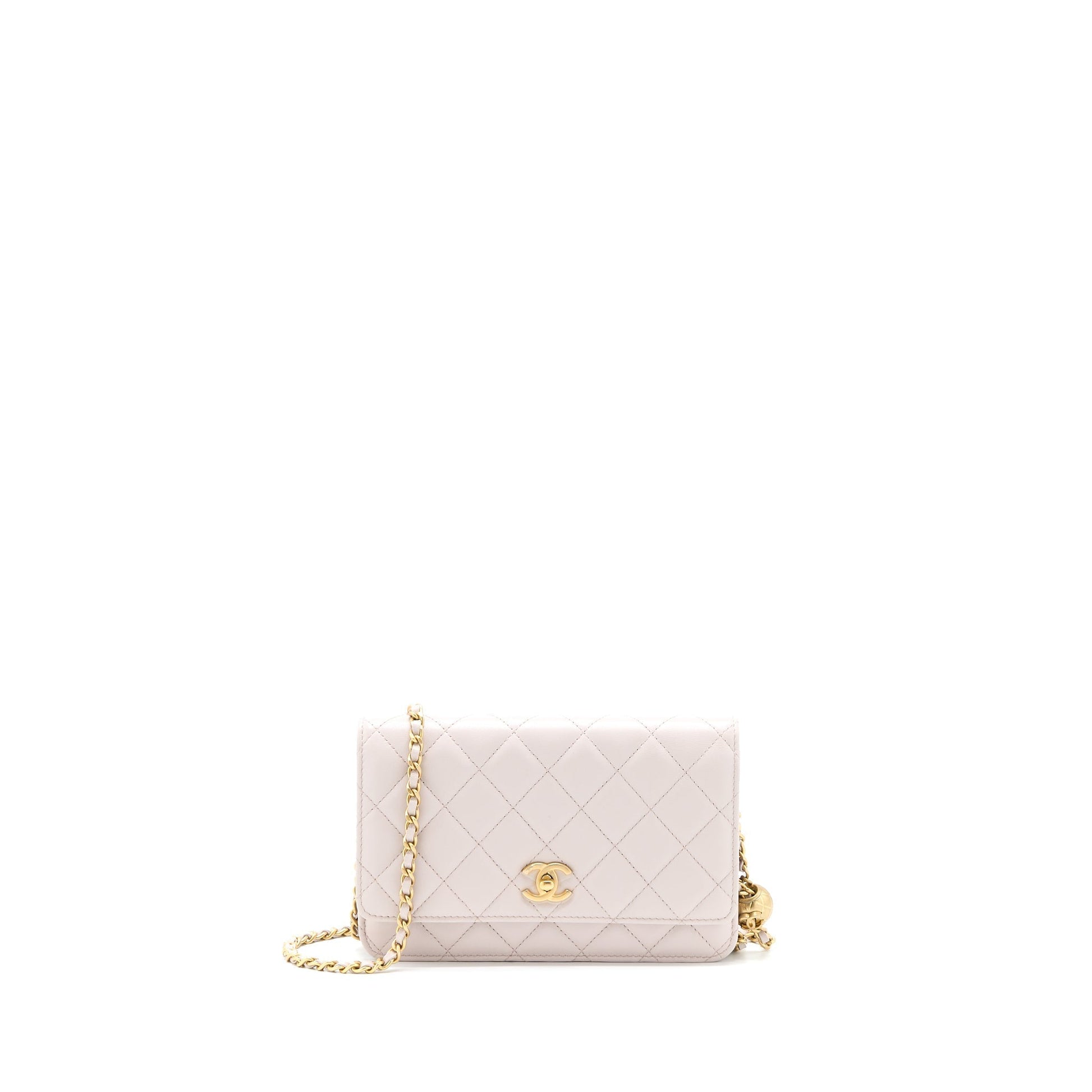 Chanel Pearl Crush on Lambskin Lialic Light Wallet Case