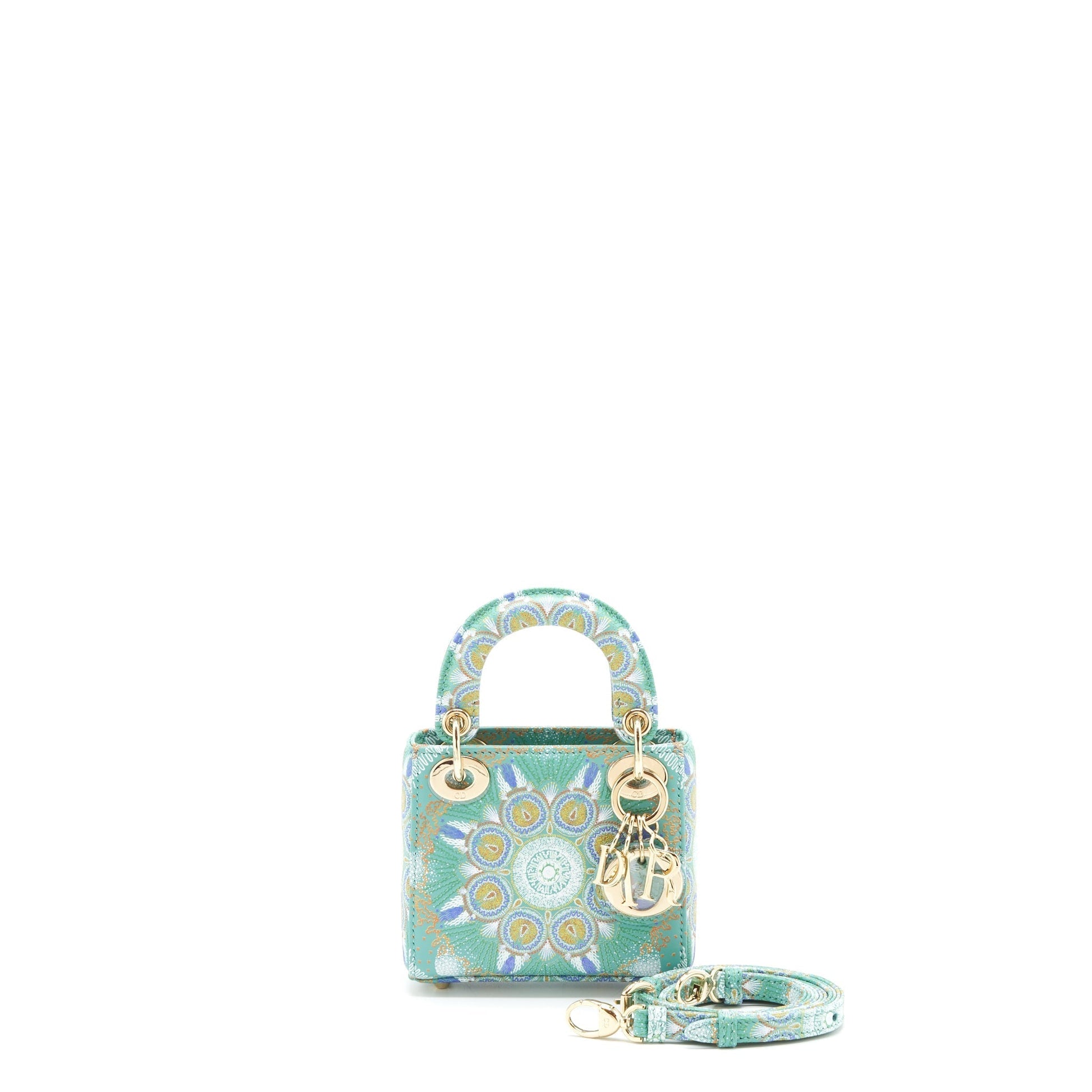 Dior Micro (Super ) Lady Limited Handbag Green Mini Travel Bag