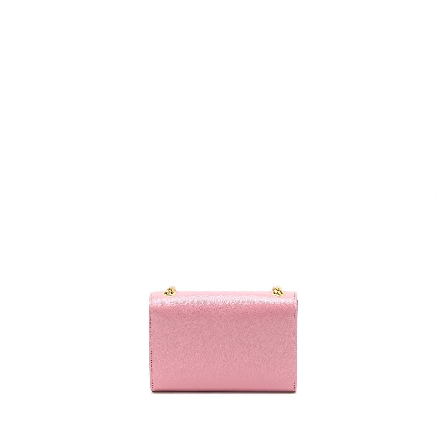 YSL Saint Laurent Kate Purse Grained Calfskin Travel Bag Pink Mini