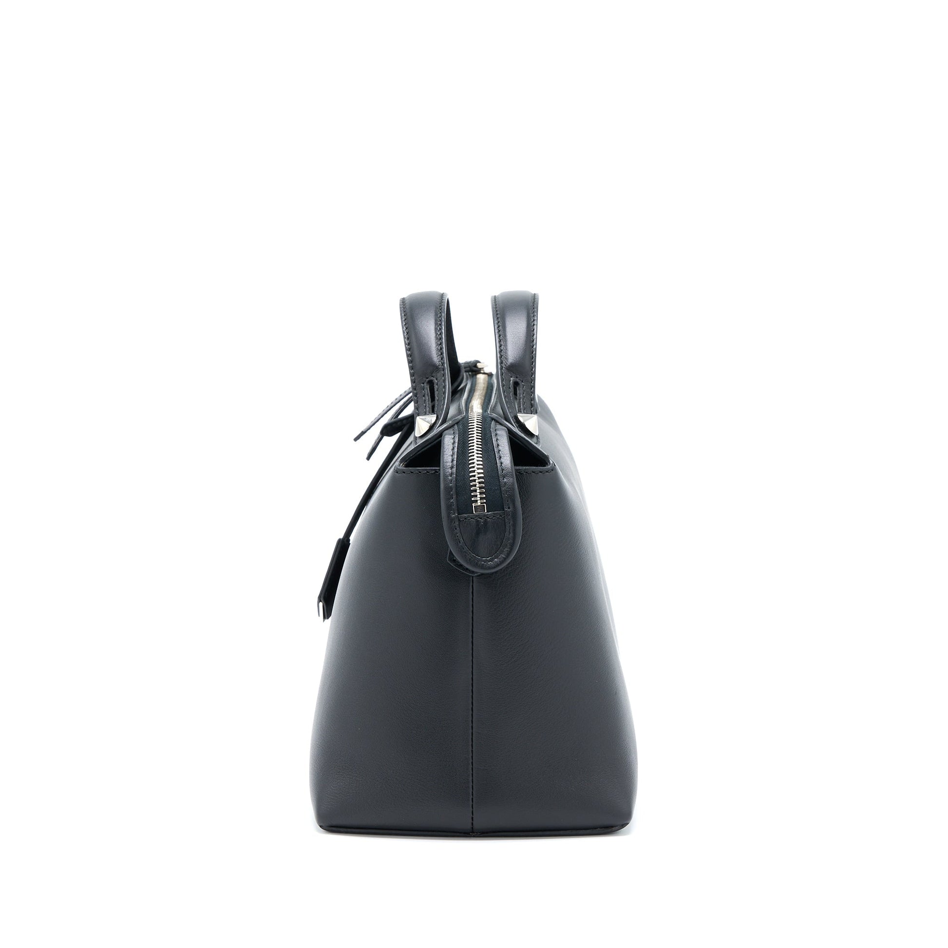 Fendi By The Way Purse Calfskin Black Travel Bag