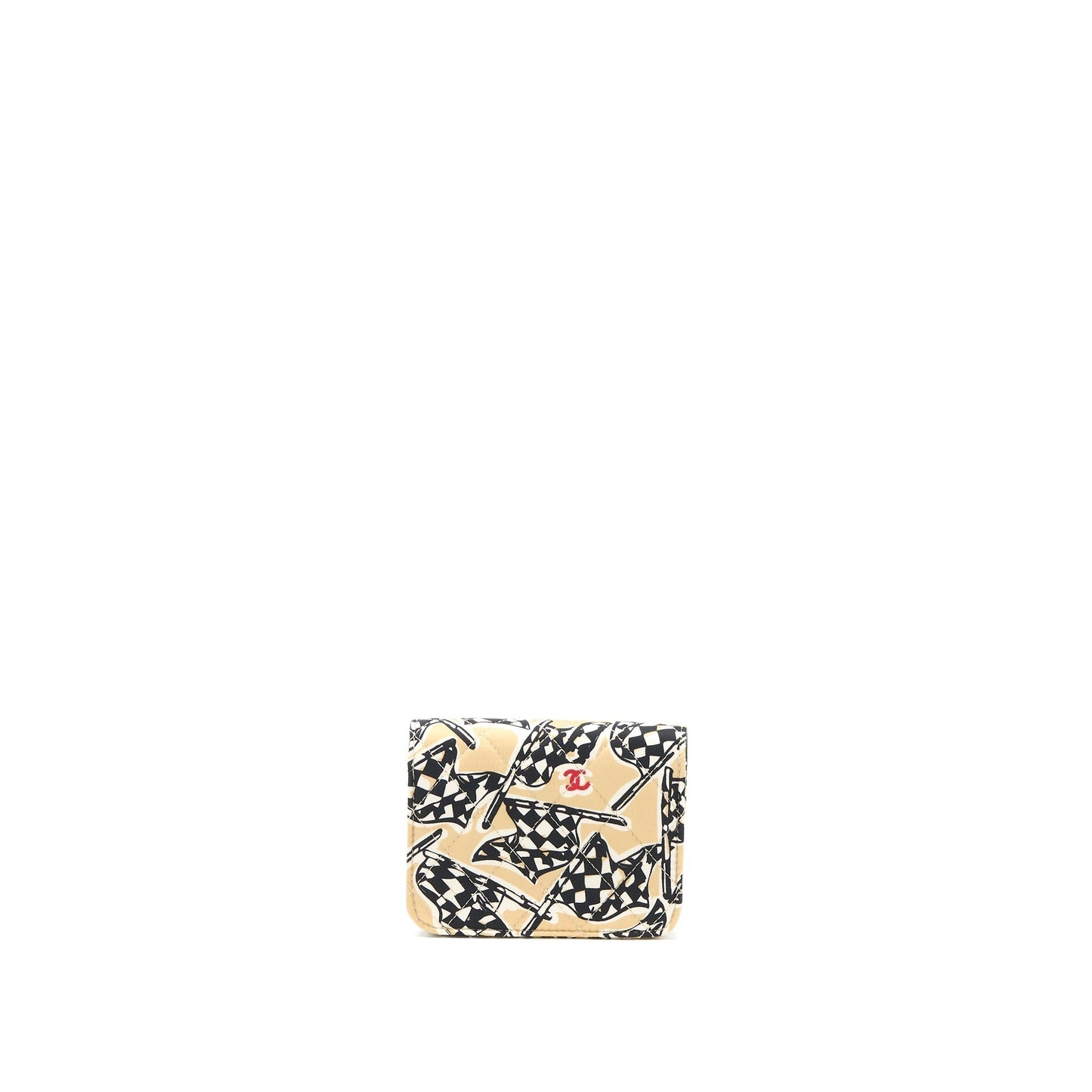 Chanel Fabric Multicoloured LGHW Microchip Canvas Clutch Bag