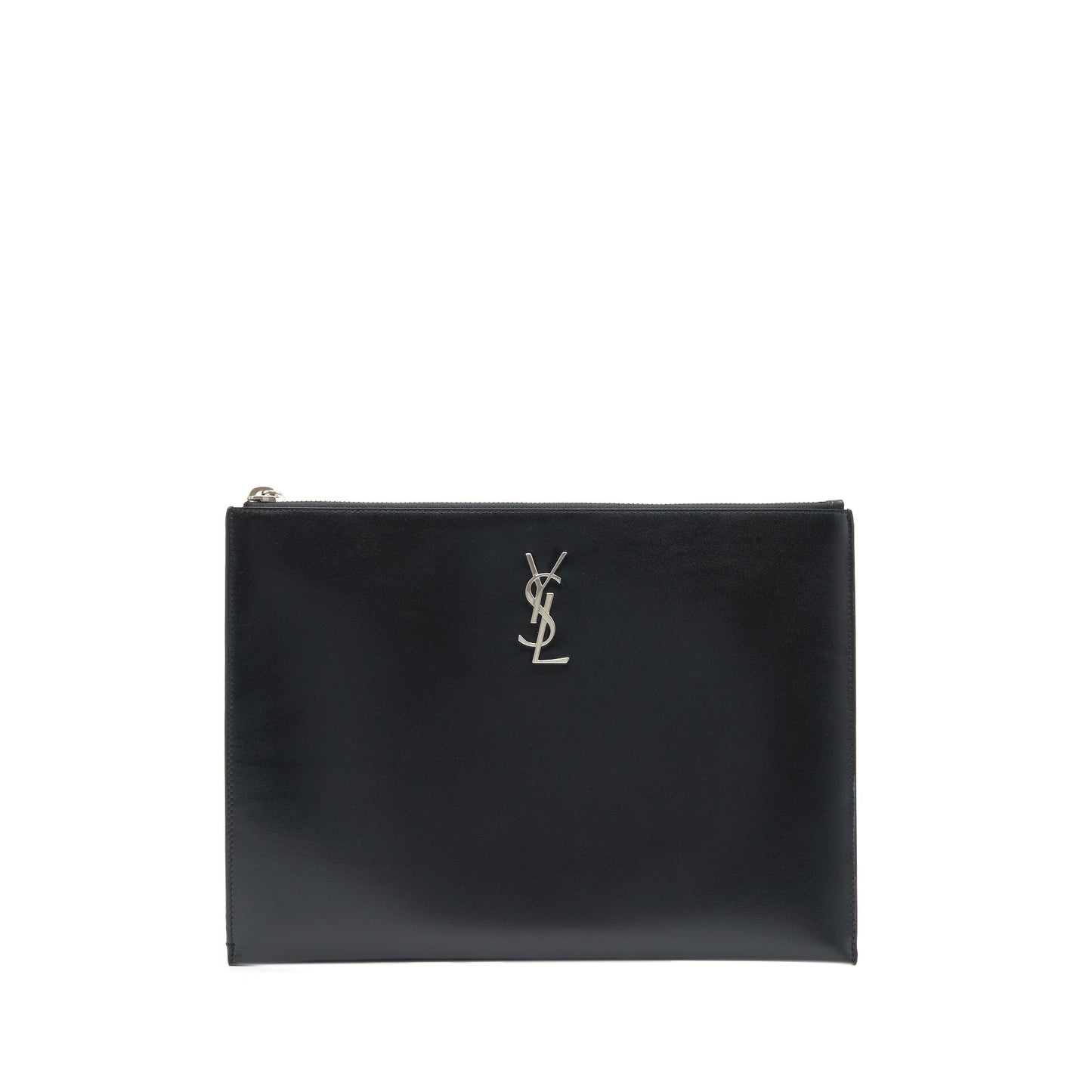 YSL Saint Laurent Saint Laurent Ipad Holder Clutch Calfskin Black Clutch Bag