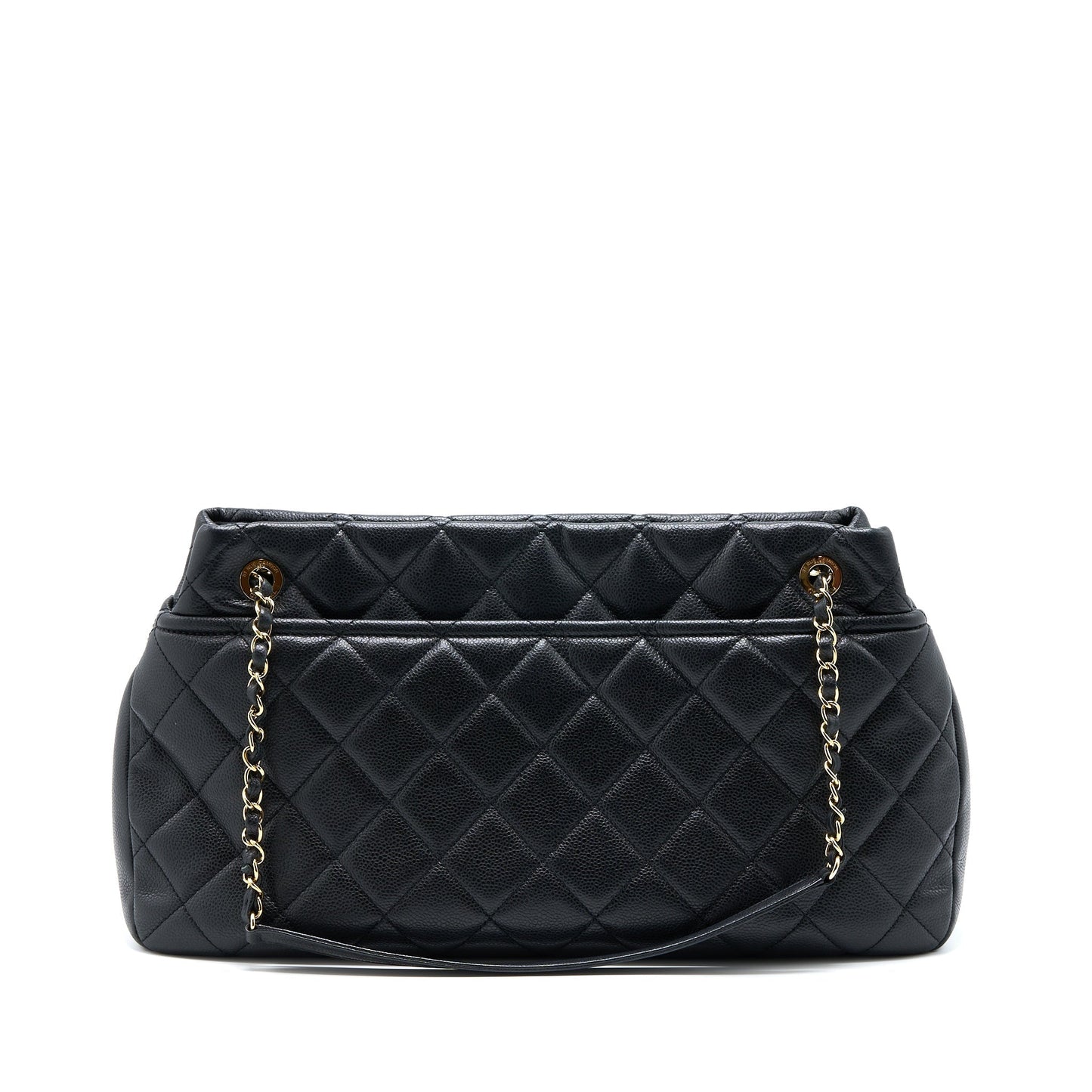 Chanel Matelasse Caviar GHW Black Tote Bag