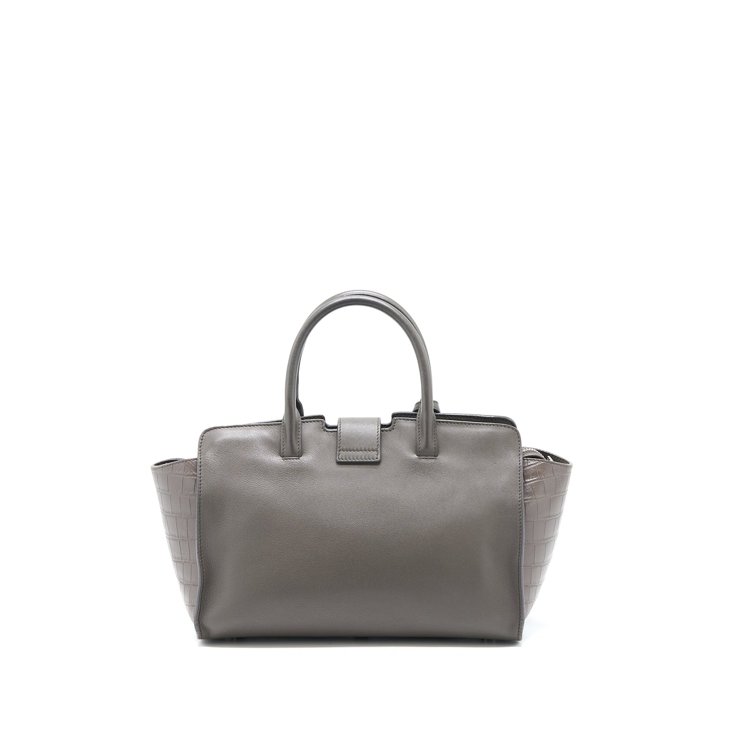 YSL Saint Laurent Saint Laurent Cabas Tote Purse Grey Tote Bag