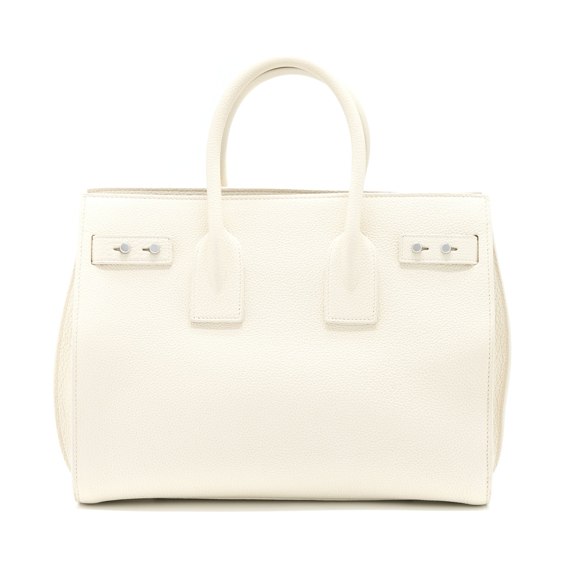 YSL Saint Laurent Saint Laurent Sac De Jour Tote Purse White Tote Bag