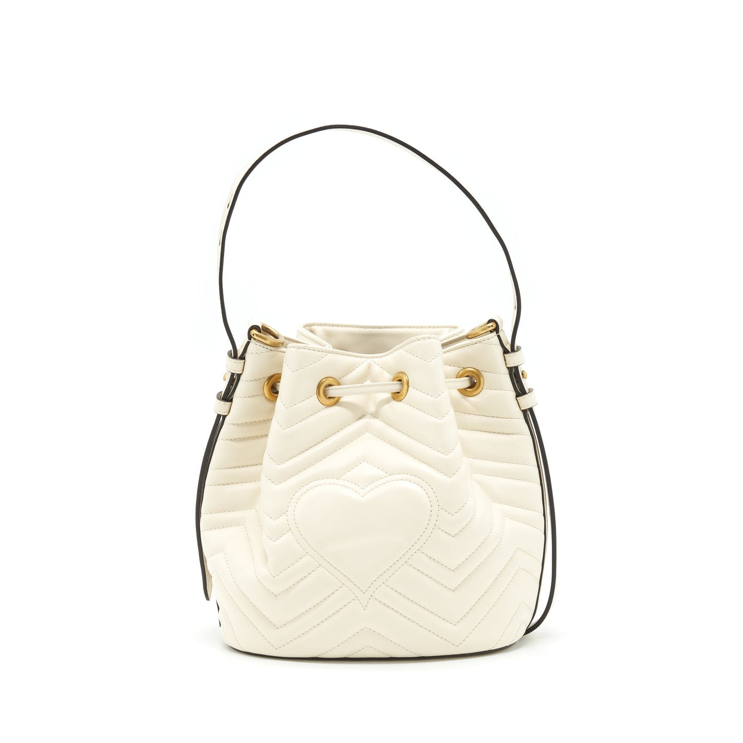 Gucci Gucci Bucket Bag White Ghw