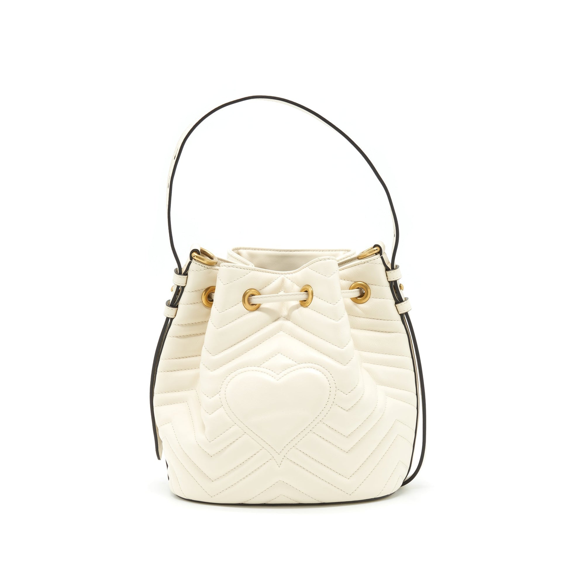 Gucci Gucci Bucket Bag White Ghw